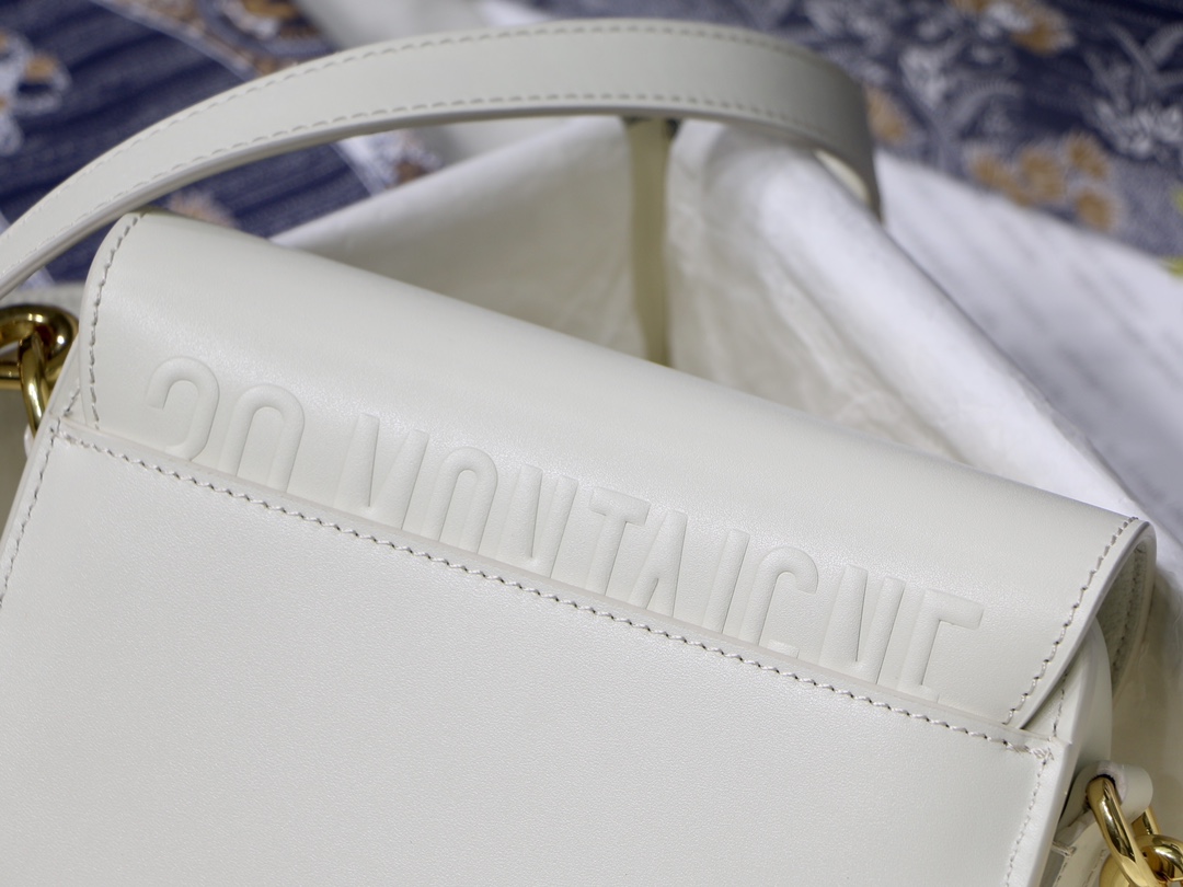 Dior Small Bobby Bag White Box Calfskin