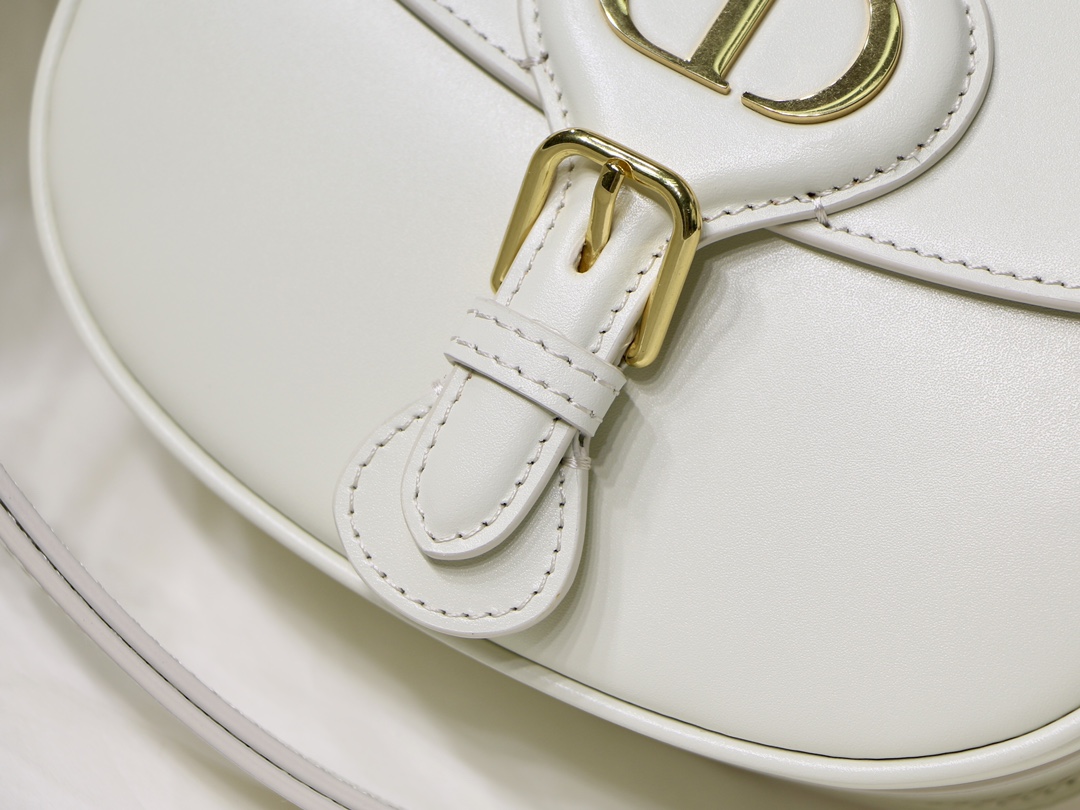 Dior Small Bobby Bag White Box Calfskin