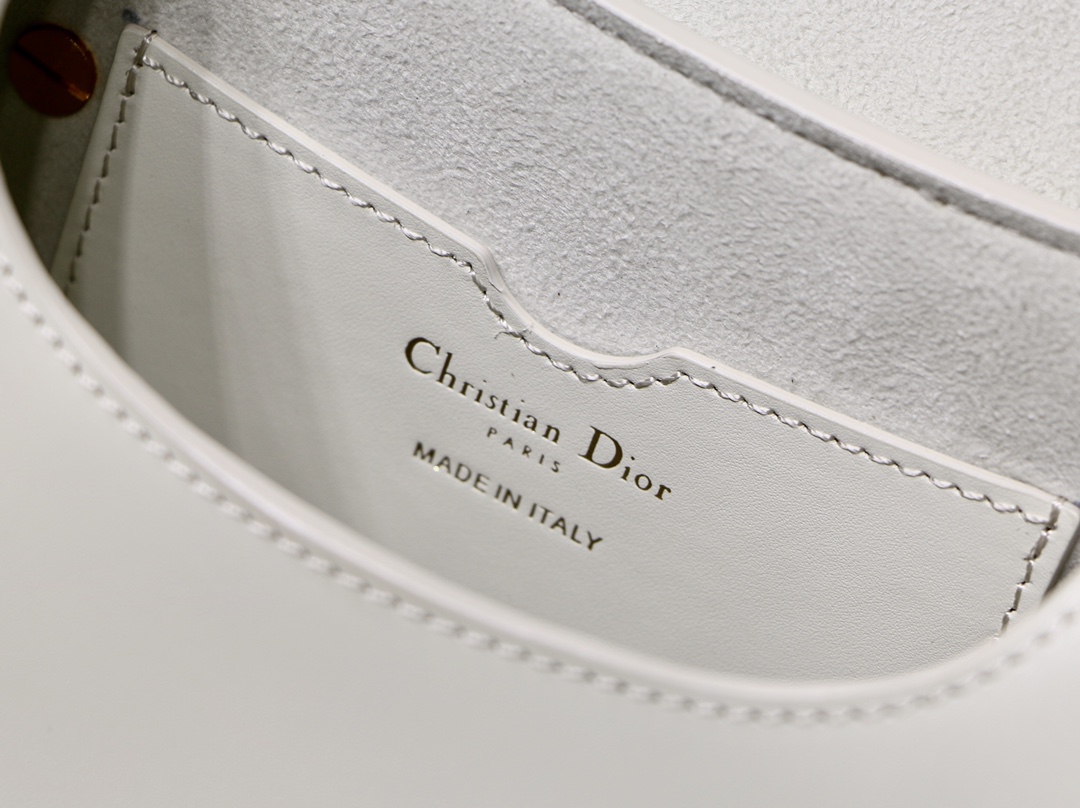 Dior Small Bobby Bag White Box Calfskin