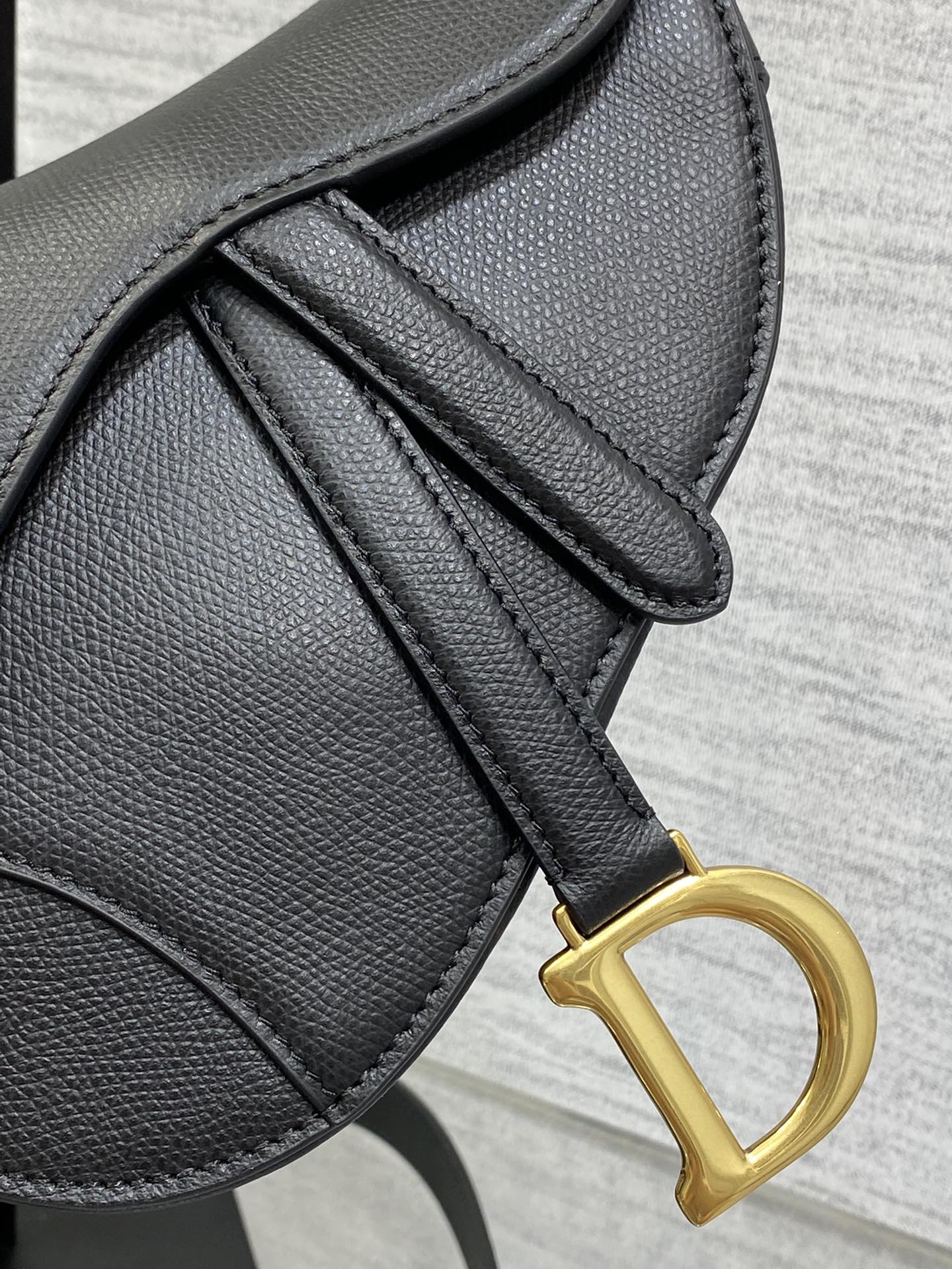 Dior Small Saddle Bag in Black-1 Calfskin