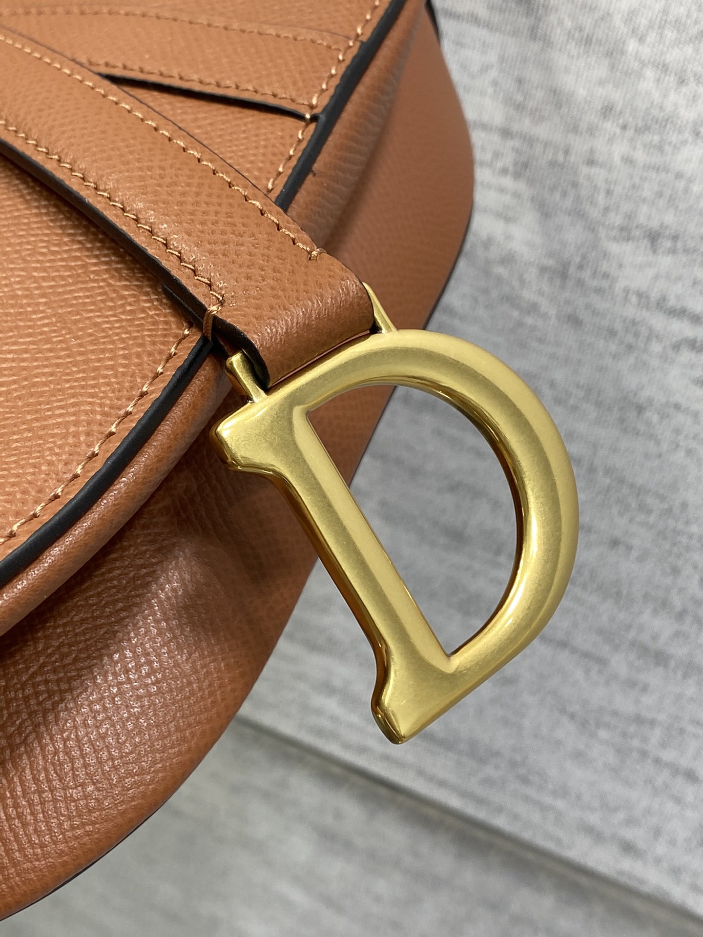 Dior Small Saddle Bag in Caramel Calfskin