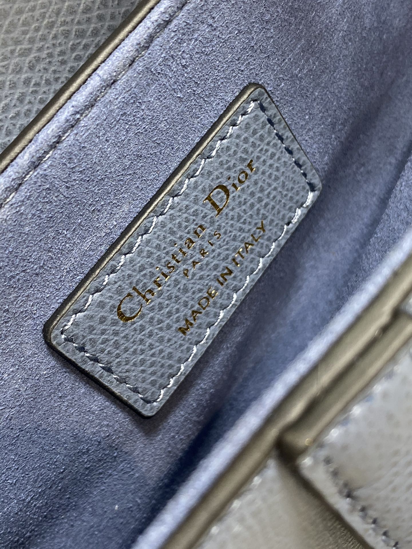 Dior Small Saddle Bag in Denim Blue Calfskin