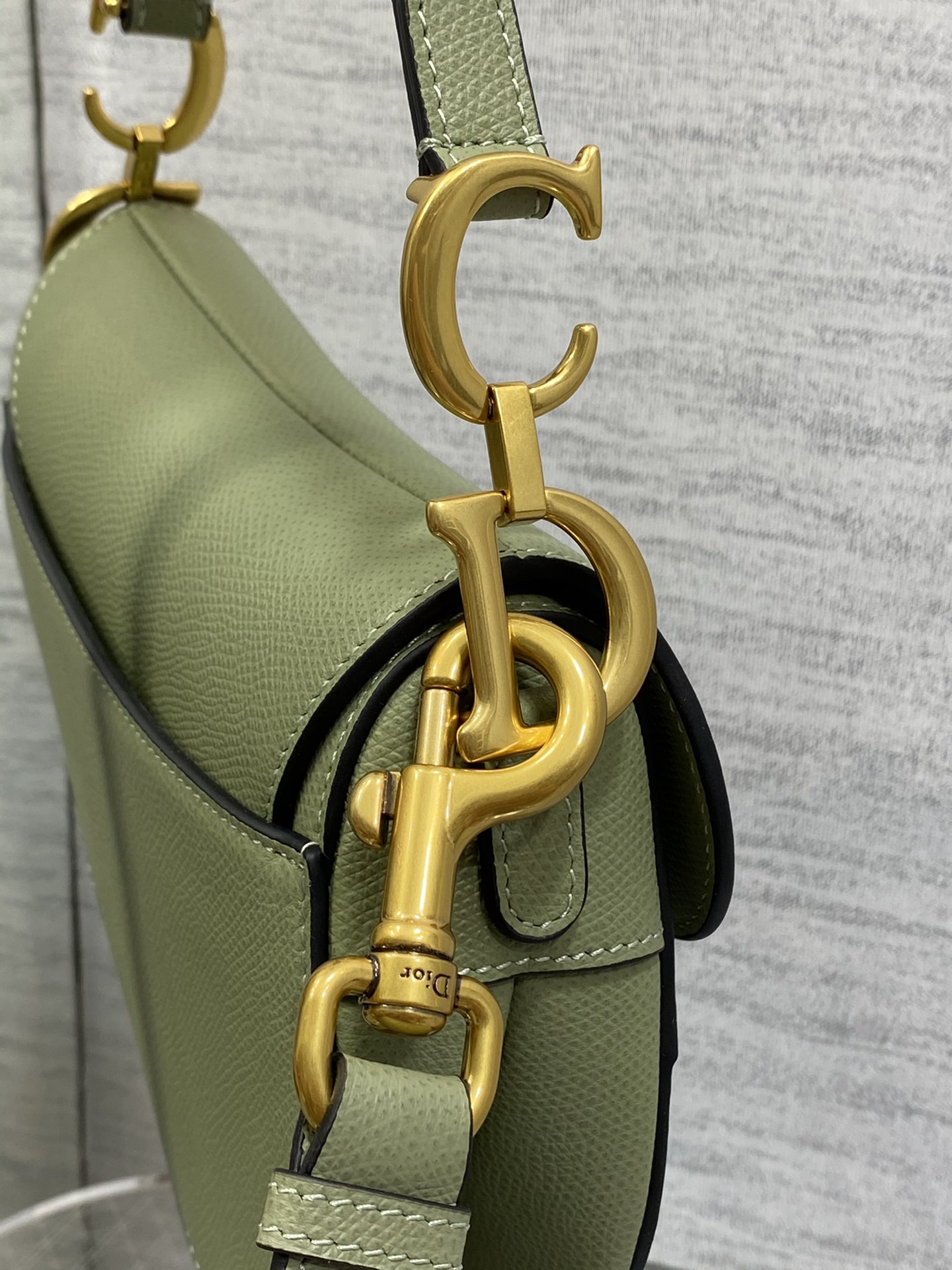 Dior Small Saddle Bag in Matcha Green Calfskin