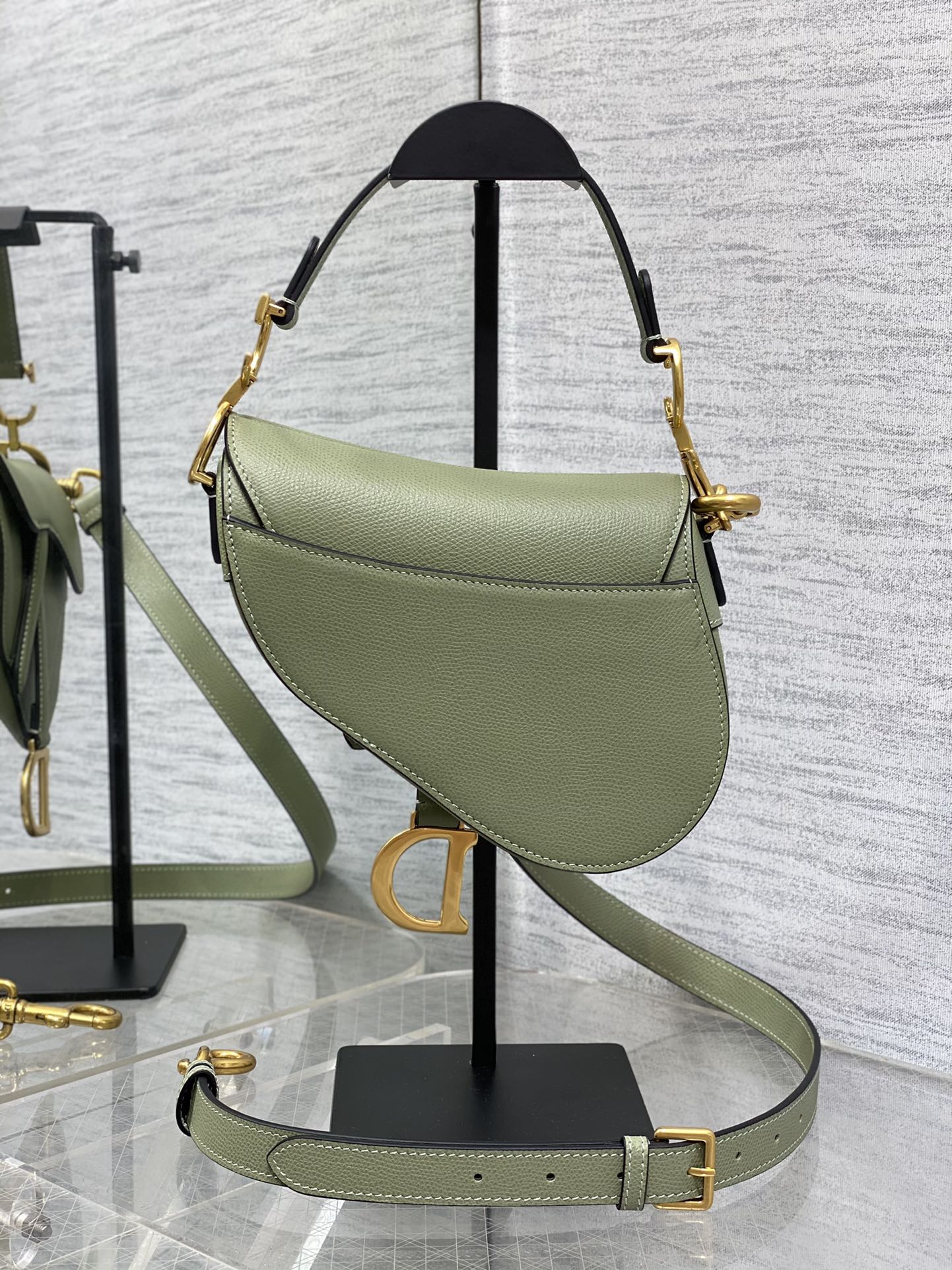 Dior Small Saddle Bag in Matcha Green Calfskin