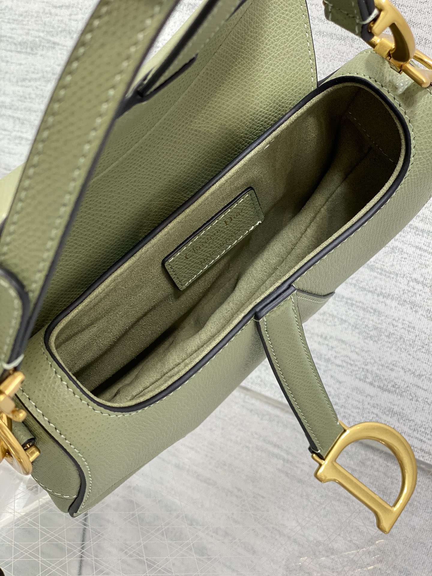 Dior Small Saddle Bag in Matcha Green Calfskin