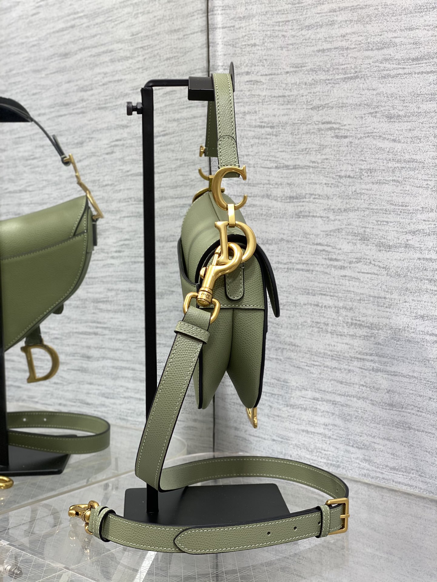 Dior Small Saddle Bag in Matcha Green Calfskin