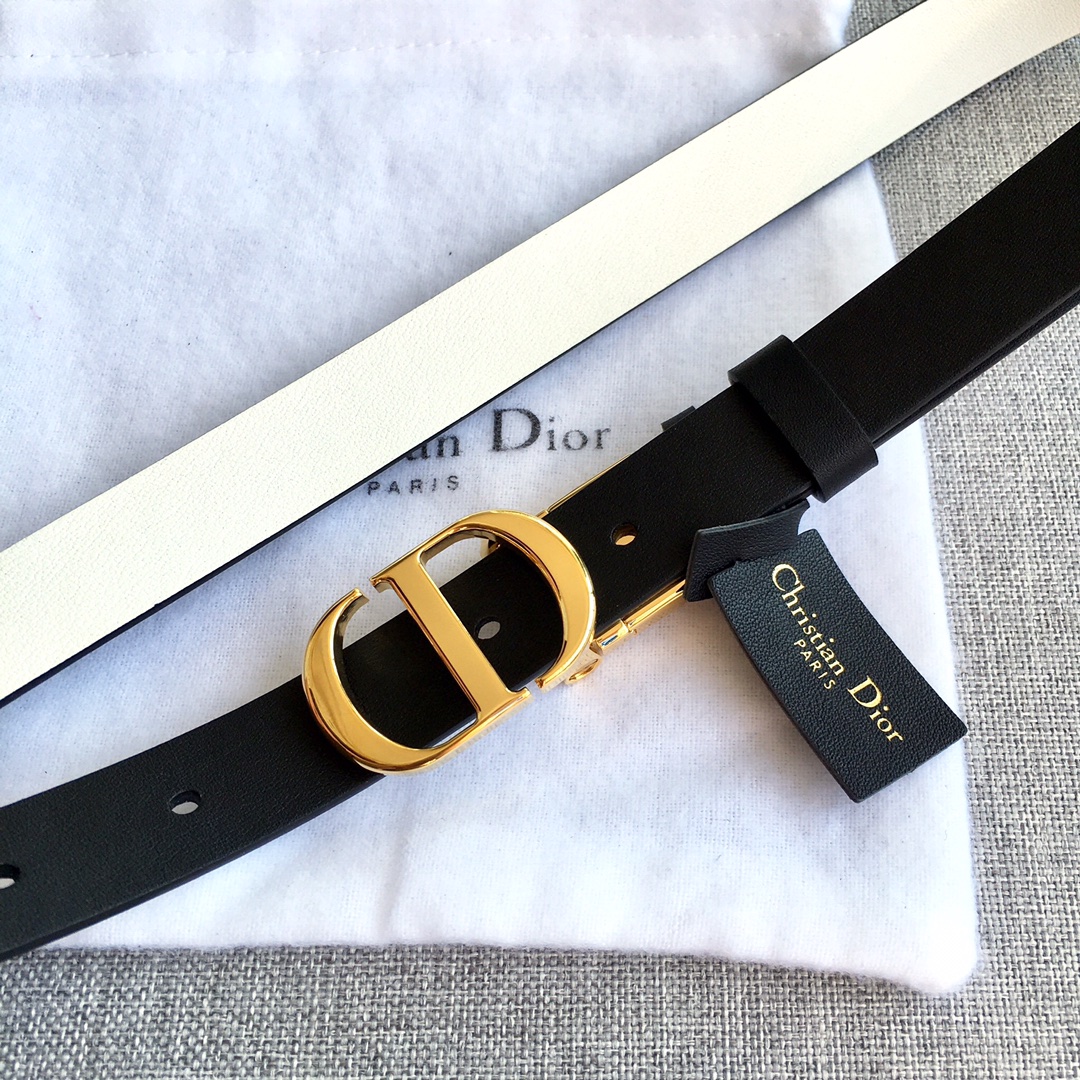 Dior Women Leather Belt Width 2.0cm 044