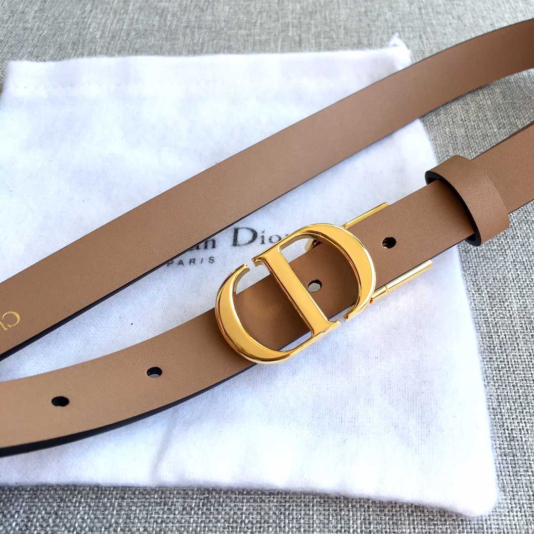 Dior Women Leather Belt Width 2.0cm 047