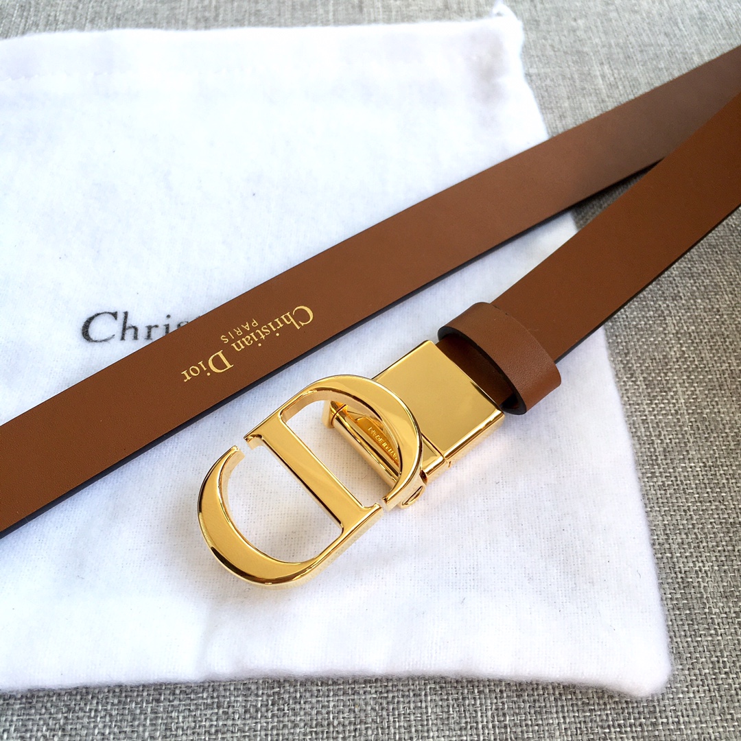 Dior Women Leather Belt Width 2.0cm 048