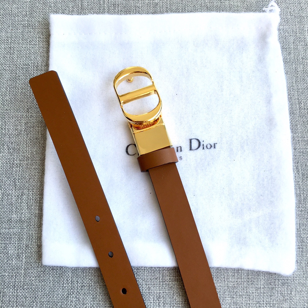 Dior Women Leather Belt Width 2.0cm 048