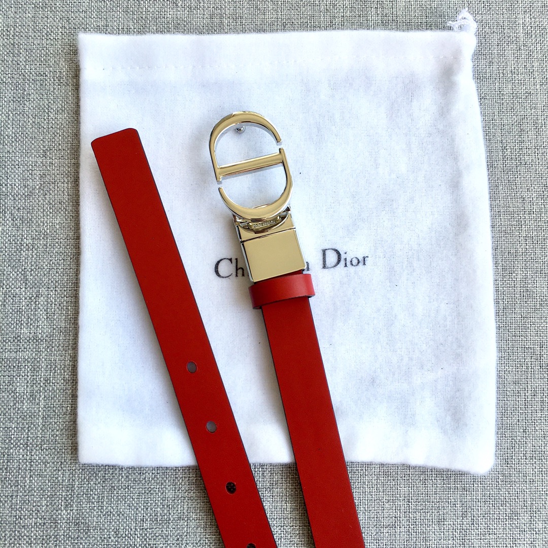 Dior Women Leather Belt Width 2.0cm 049