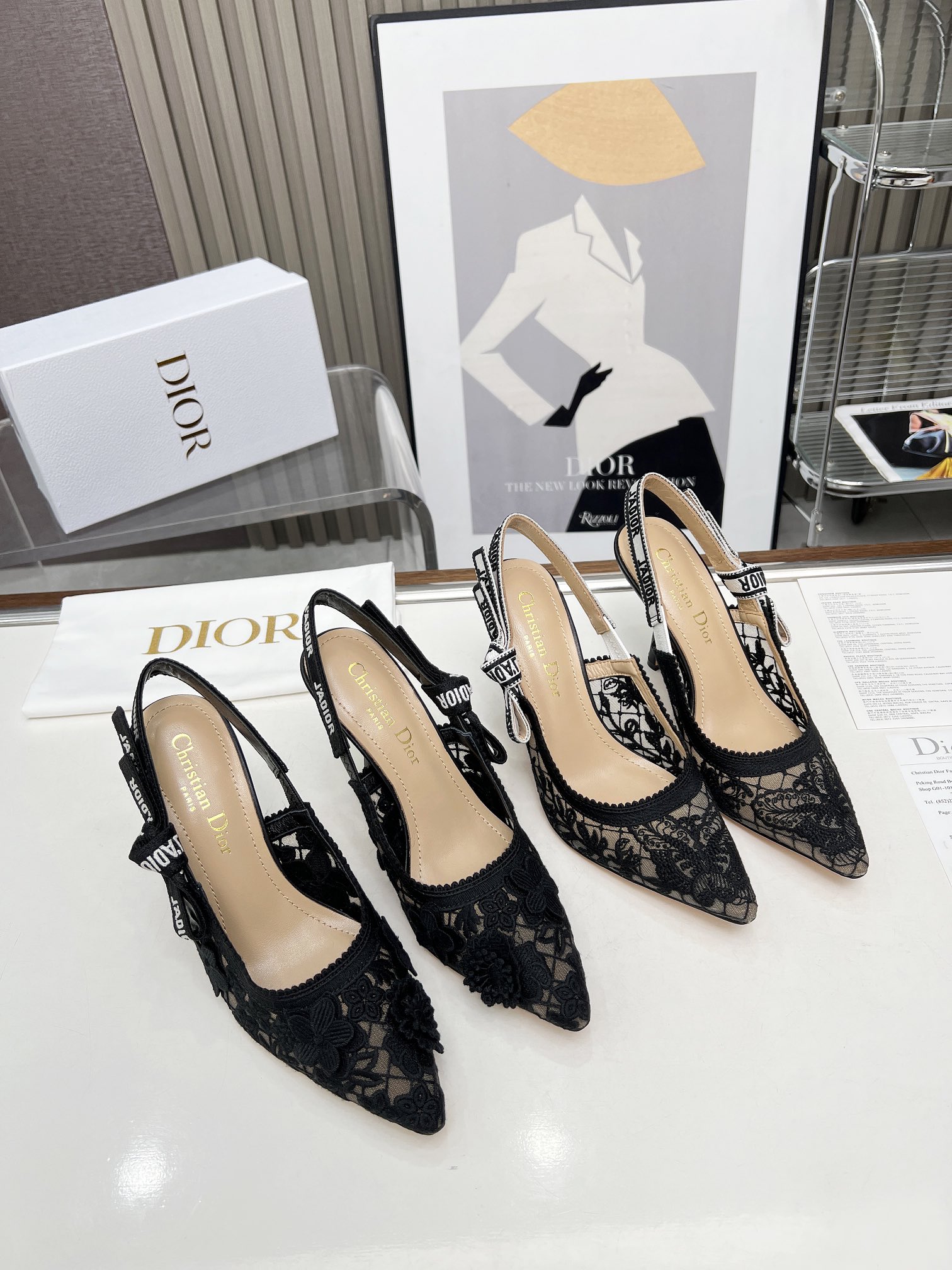 Dior Womens Slingback Pumps-0002