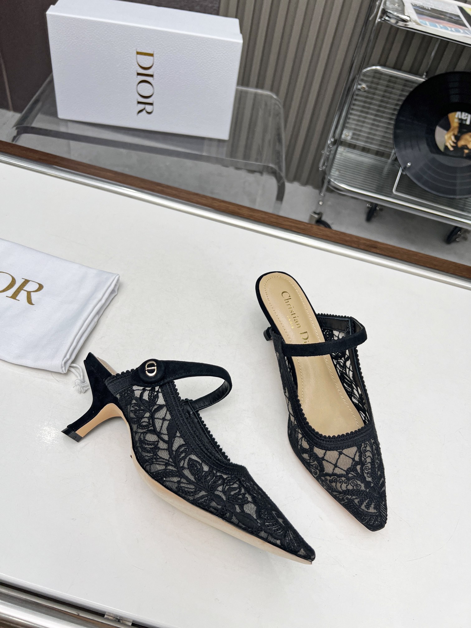 Dior Womens Slingback Pumps-0003