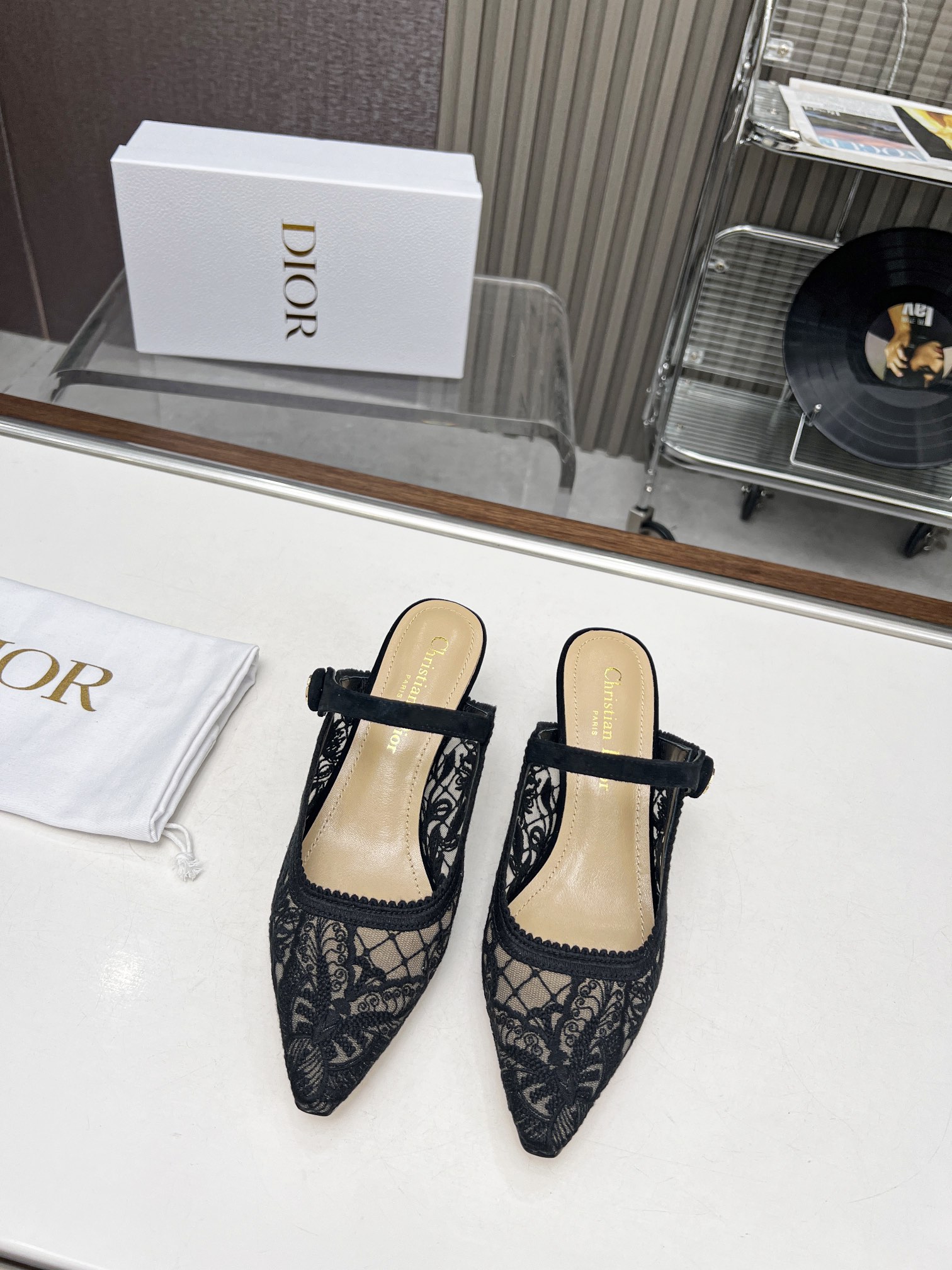 Dior Womens Slingback Pumps-0003