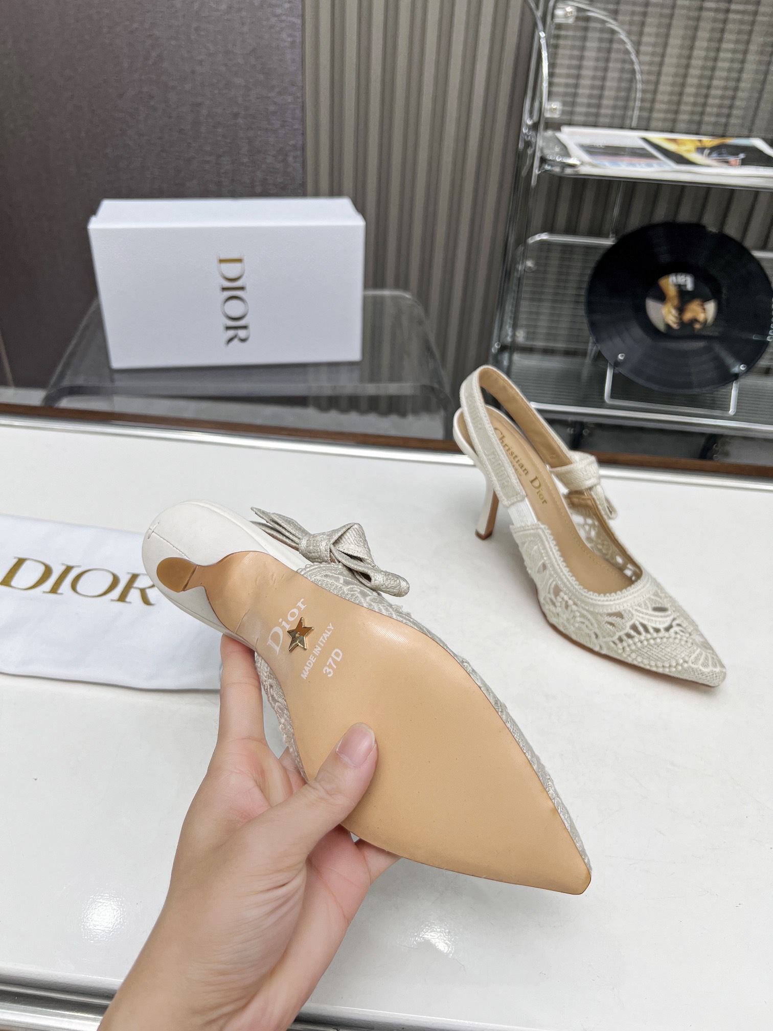 Dior Womens Slingback Pumps-0004