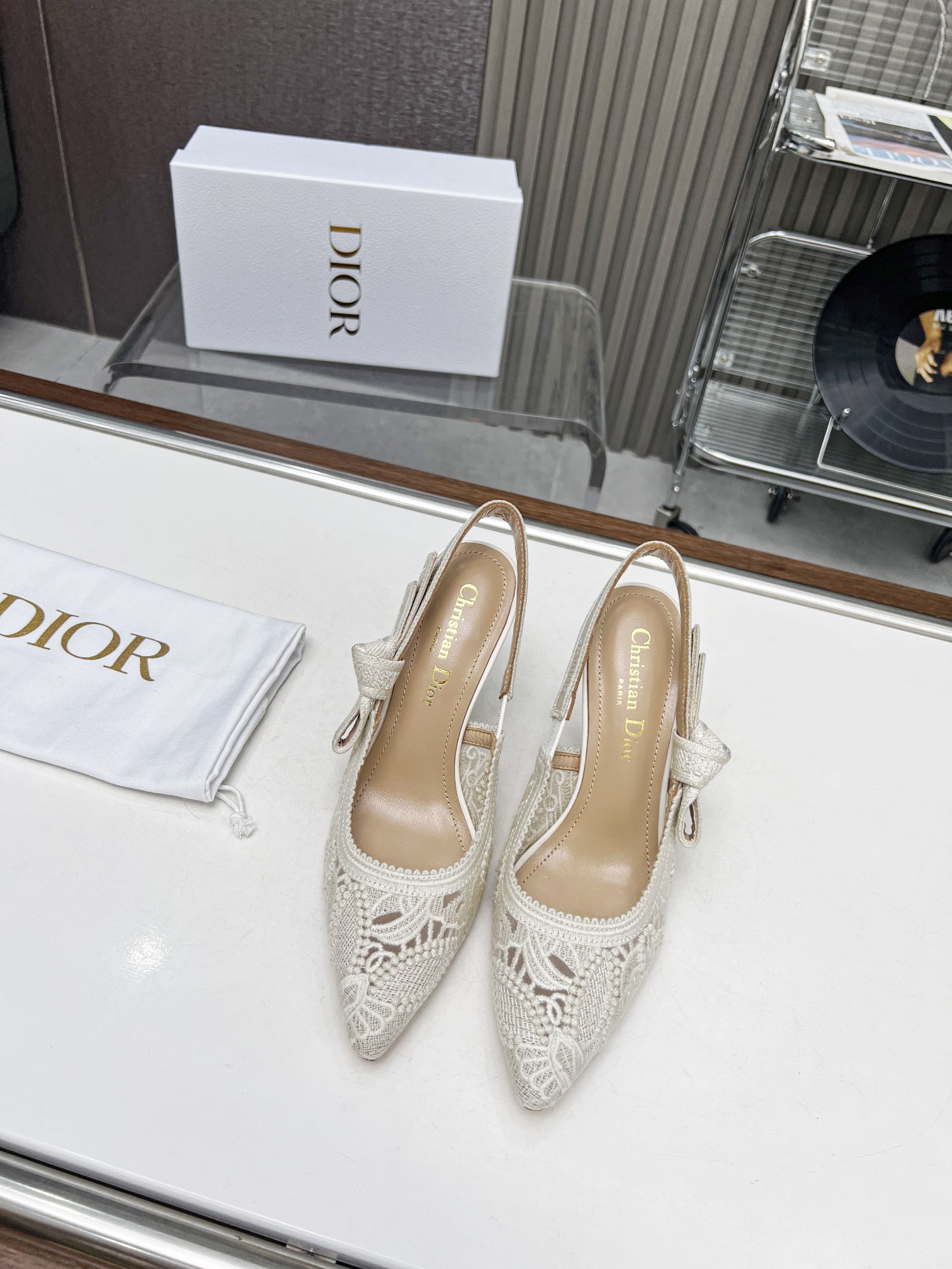 Dior Womens Slingback Pumps-0004