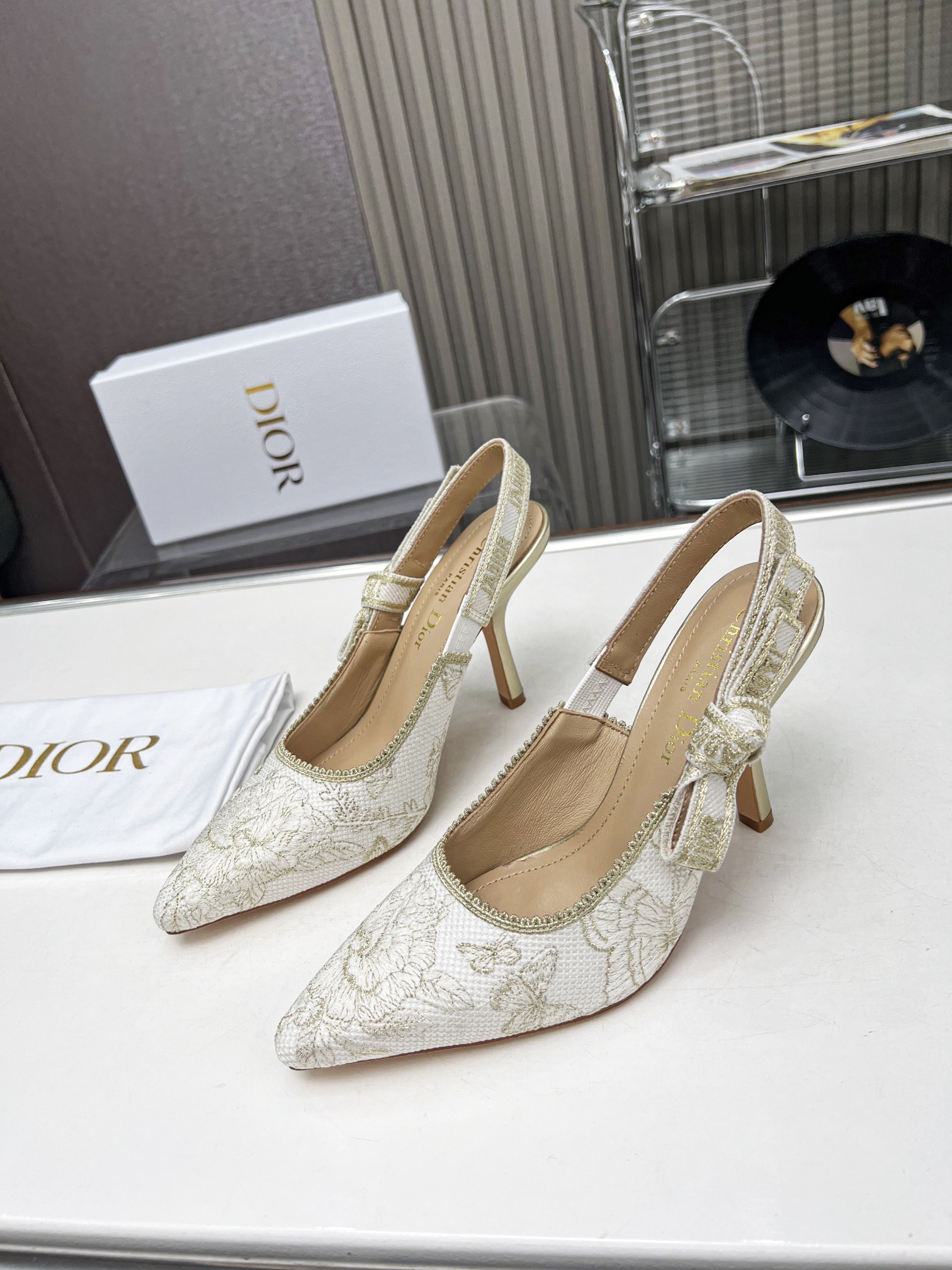 Dior Womens Slingback Pumps-0006