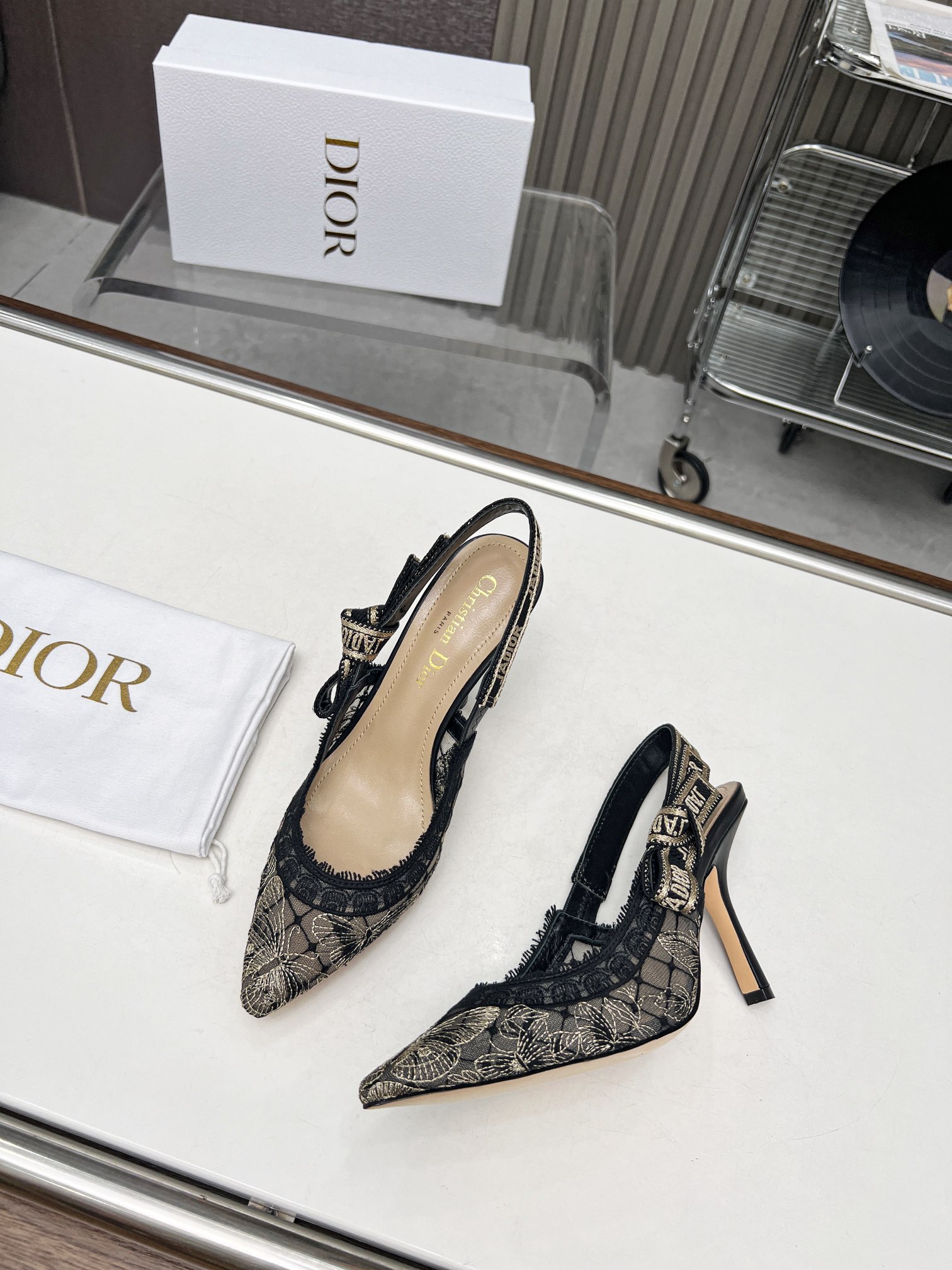 Dior Womens Slingback Pumps-0007