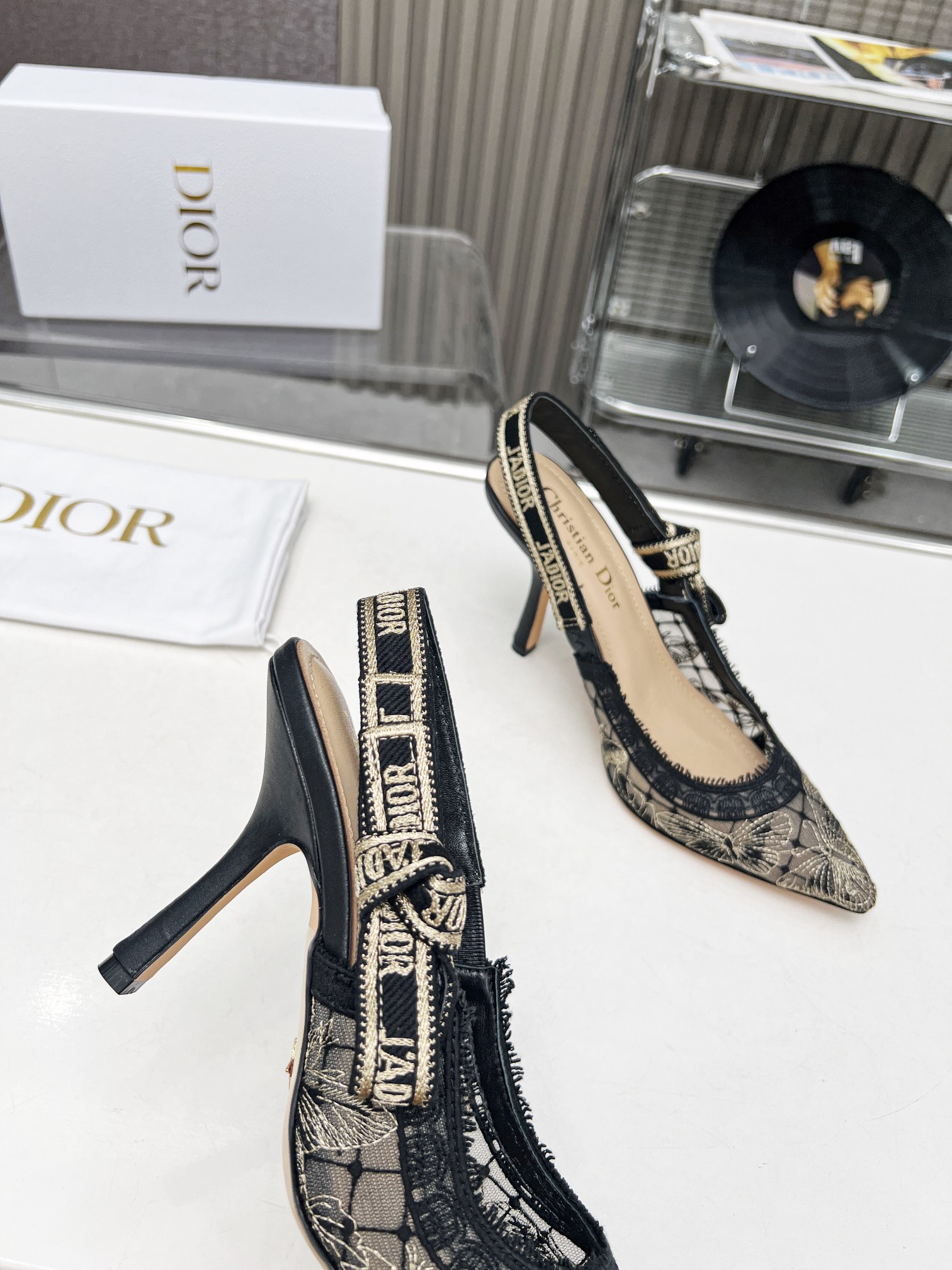 Dior Womens Slingback Pumps-0007