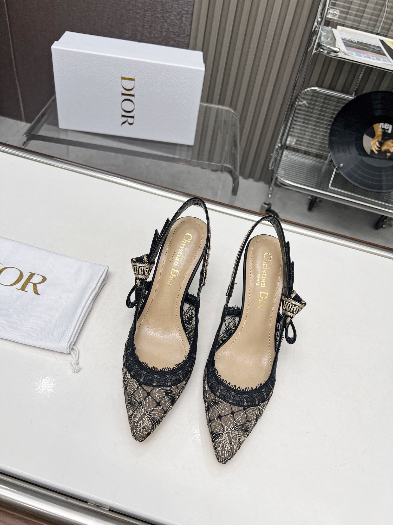 Dior Womens Slingback Pumps-0007