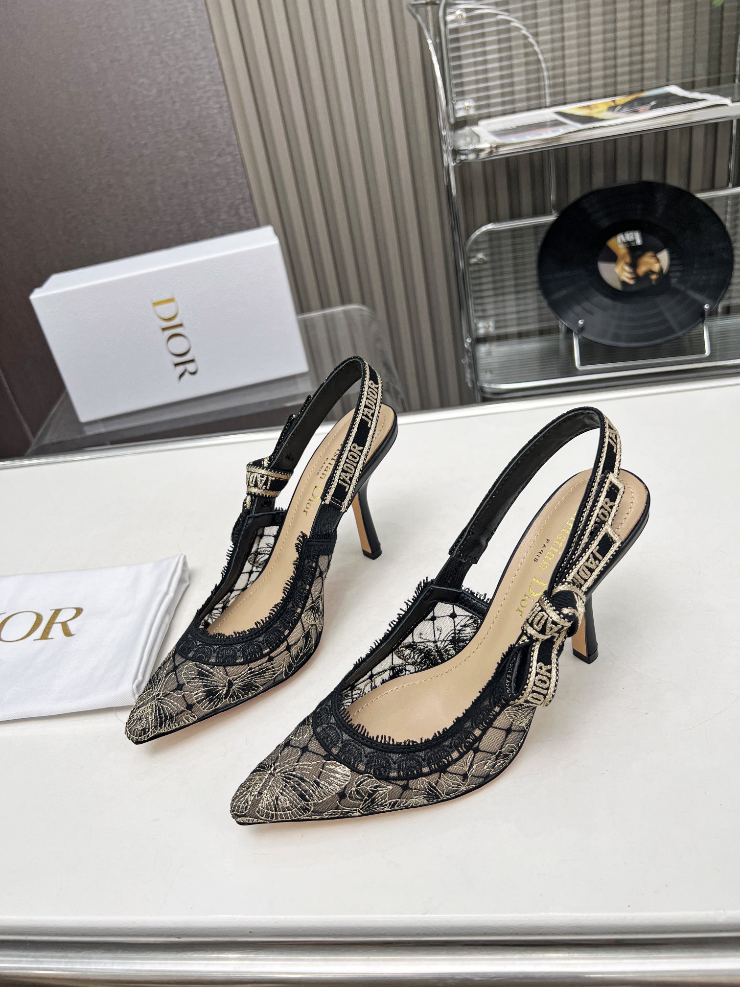 Dior Womens Slingback Pumps-0007