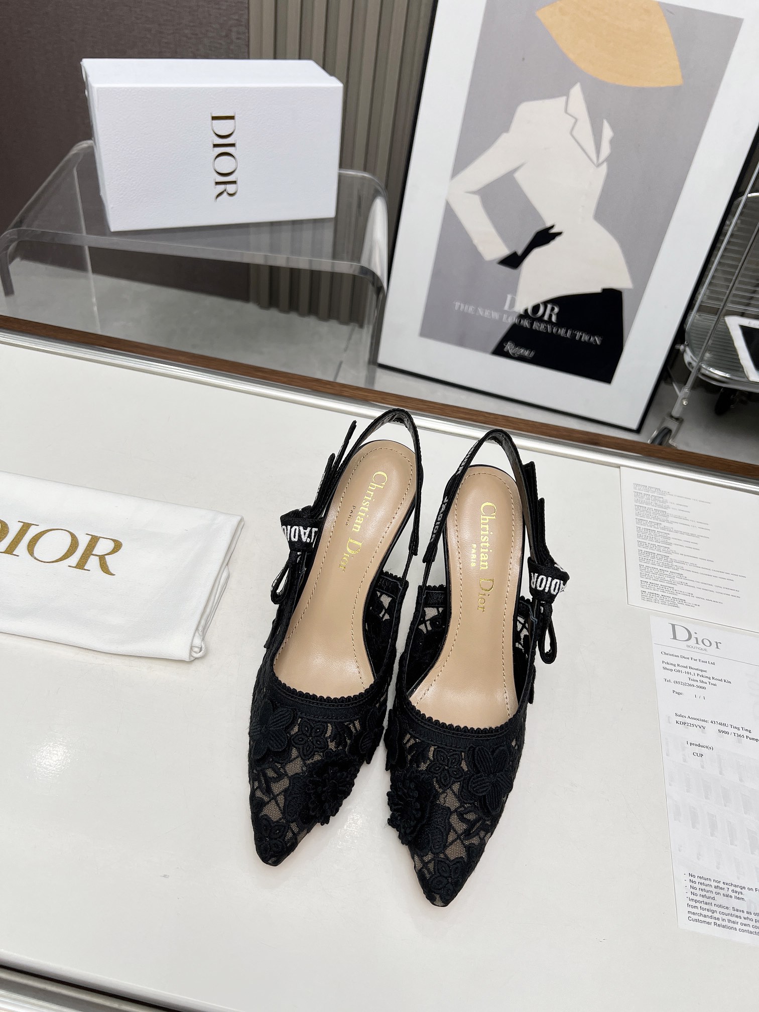 Dior Womens Slingback Pumps