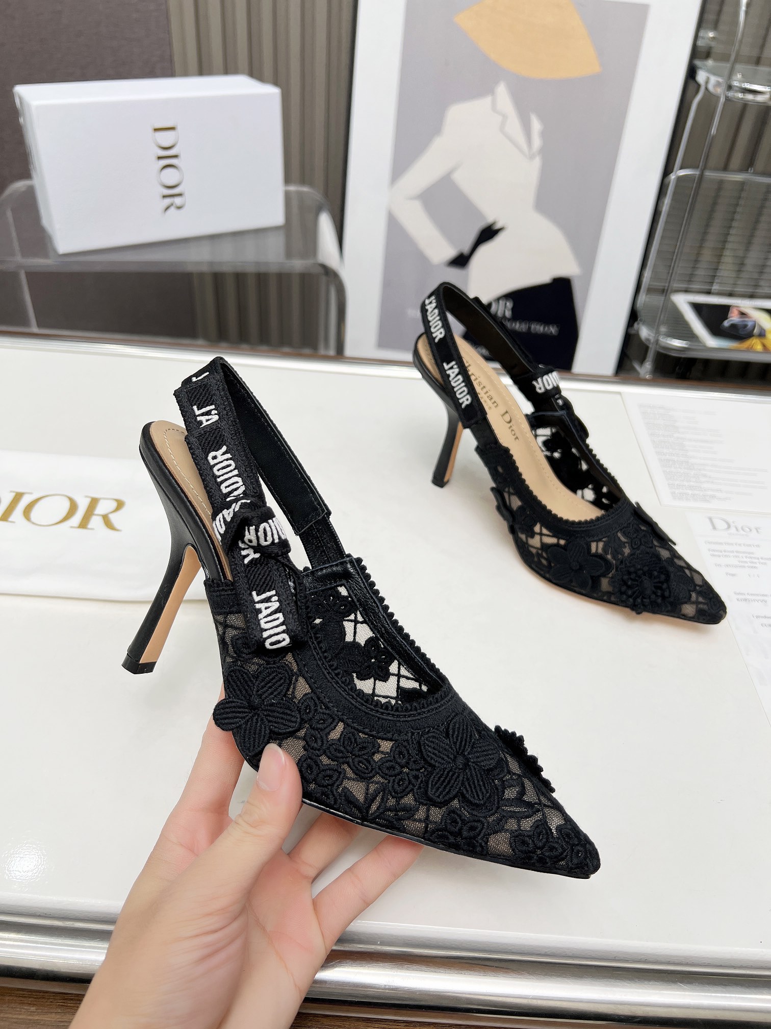 Dior Womens Slingback Pumps