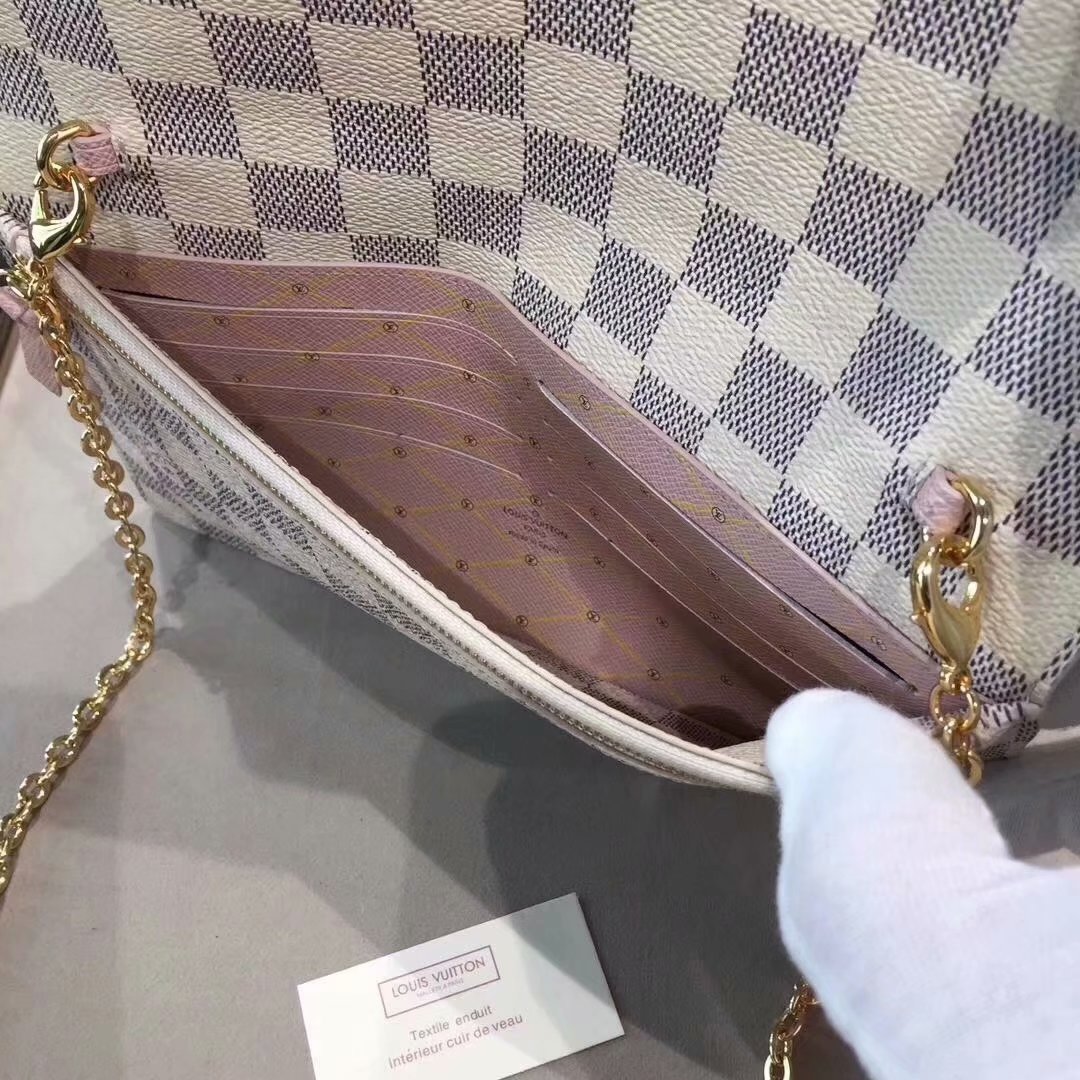 Fake Louis Vuitton LU WOC Women Chain Shoulder Bag