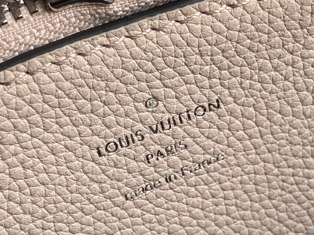 Fake Louis Vuitton M59655 Bella Tote Mahina Perforated Calfskin Pink