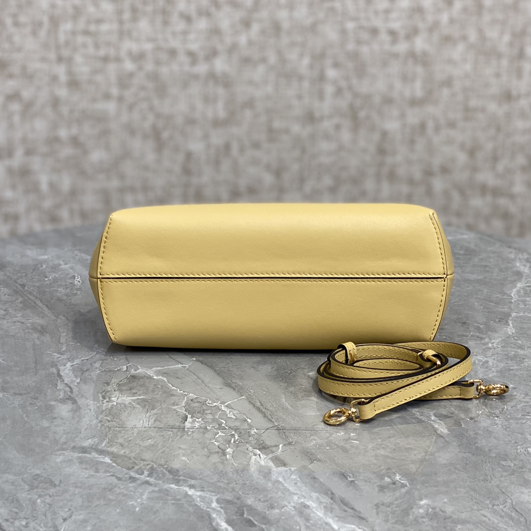 Fendi First Small Leather Bag Yellow