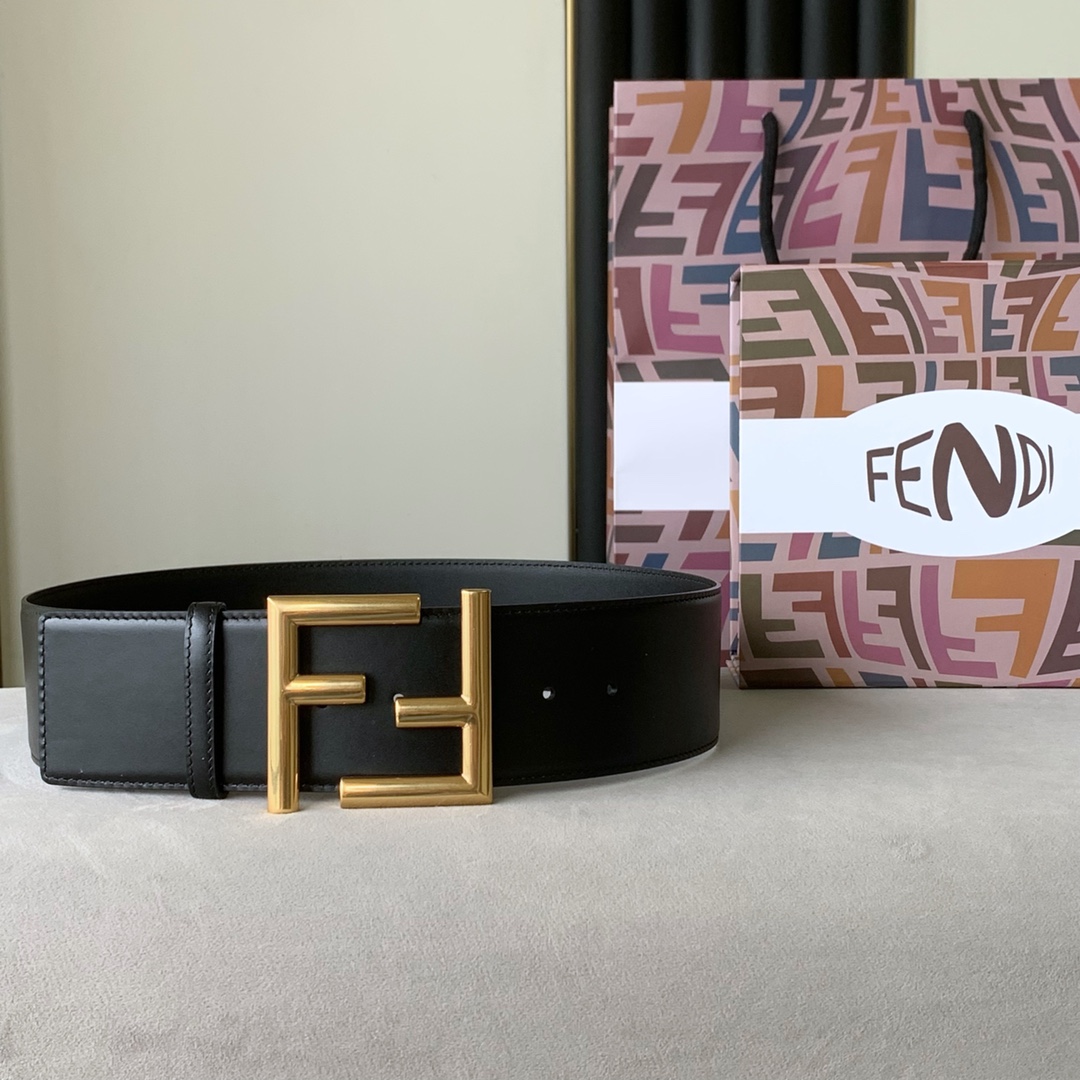 Fendi Leather Belt Width 3.0cm 022