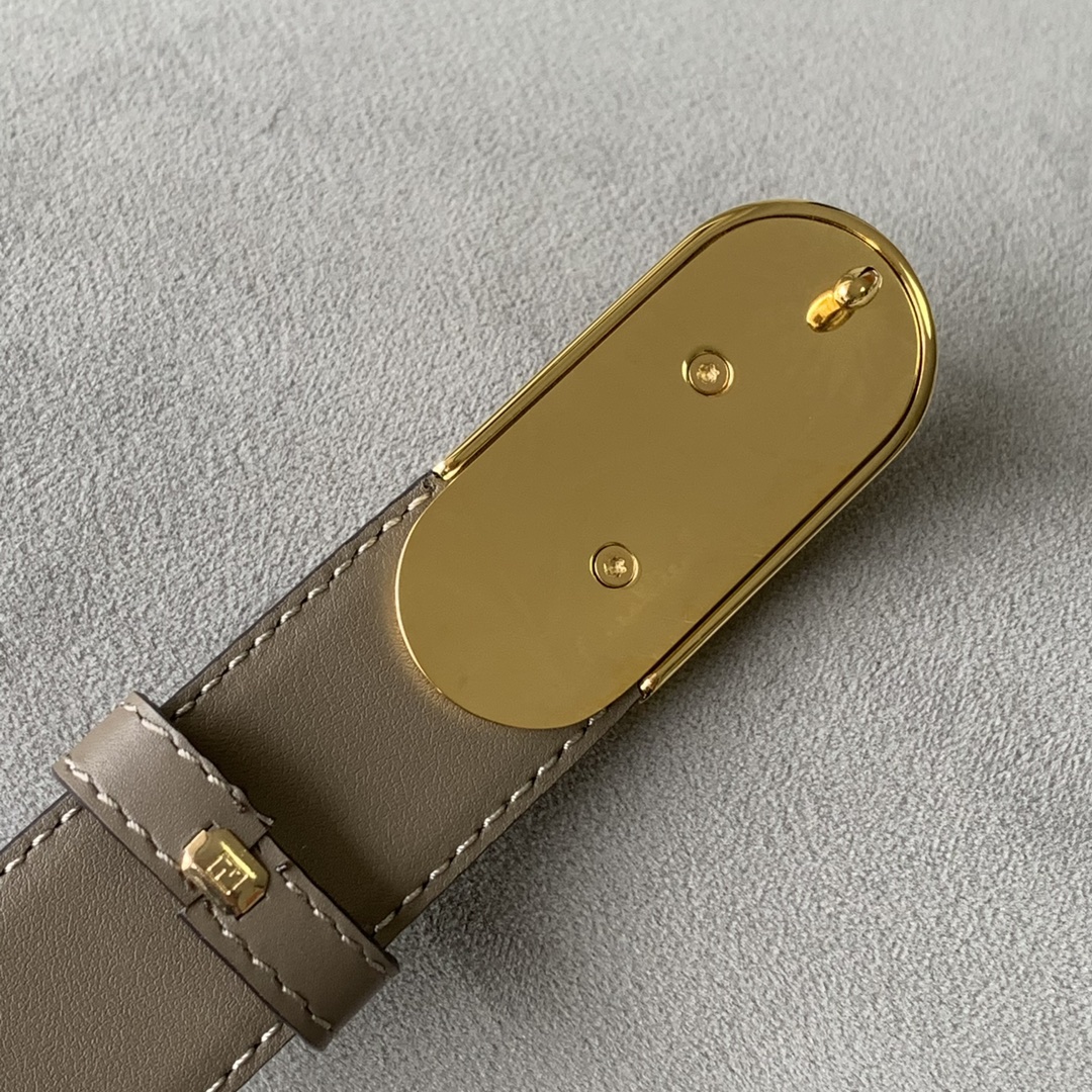 Fendi Leather Belt Width 3.0cm 022