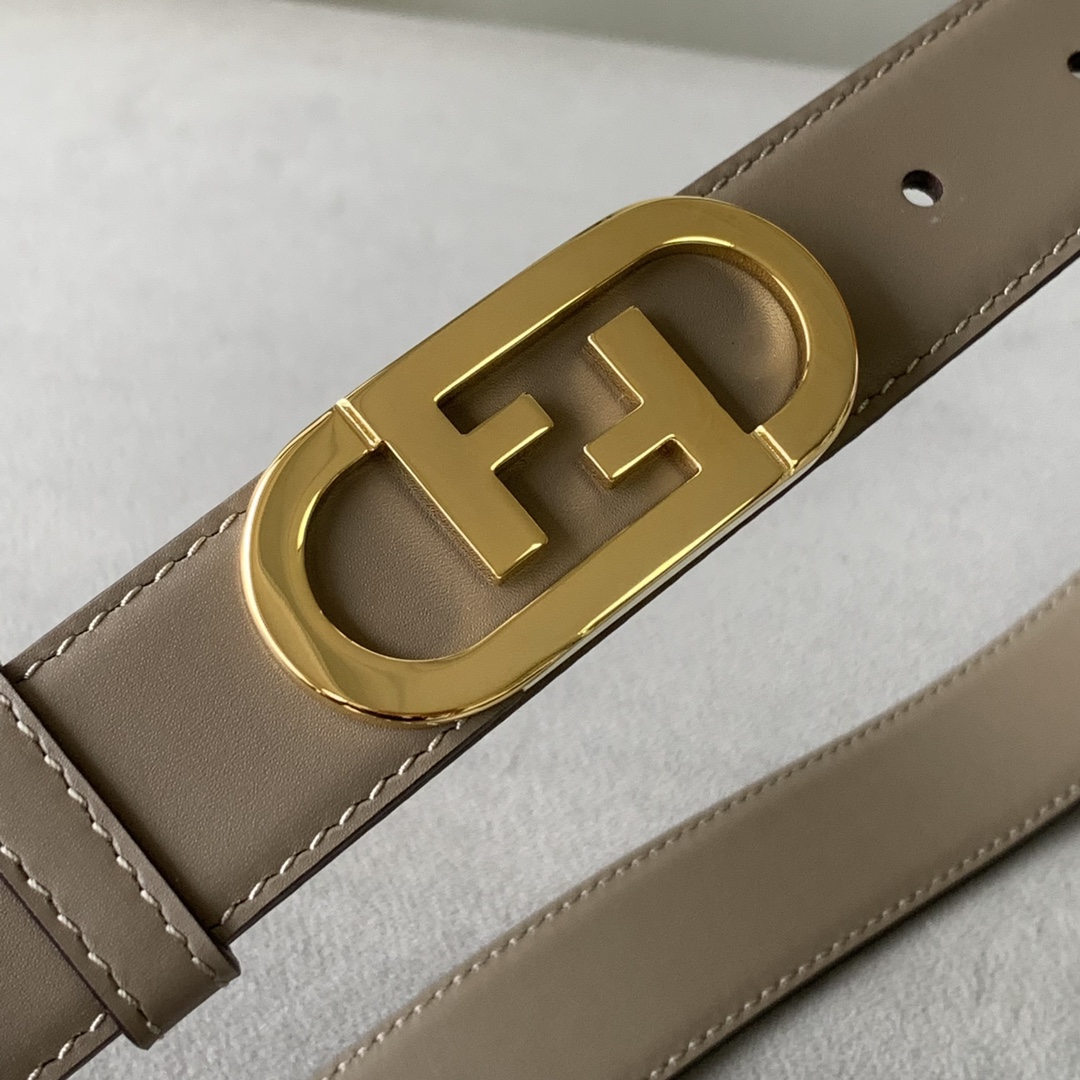 Fendi Leather Belt Width 3.0cm 022