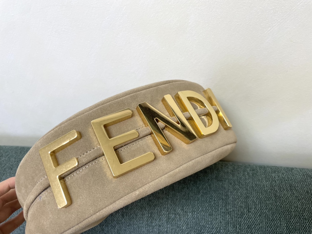 Fendi Nano Fendigraphy Node Leather Charm