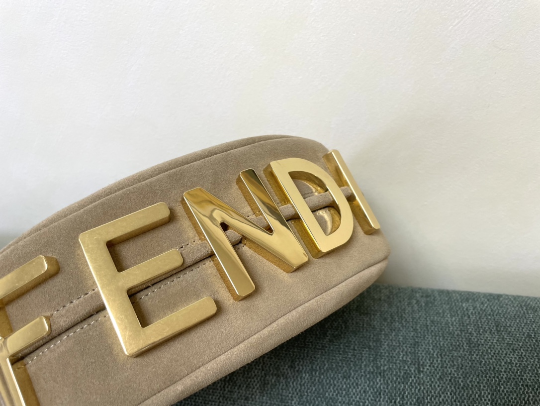 Fendi Nano Fendigraphy Node Leather Charm