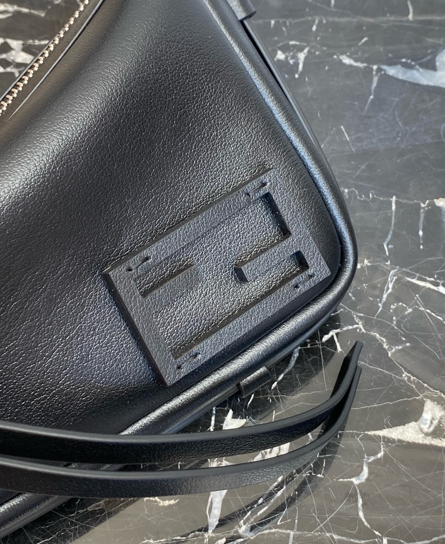 Fendi Simply Small Handbag Black Leather