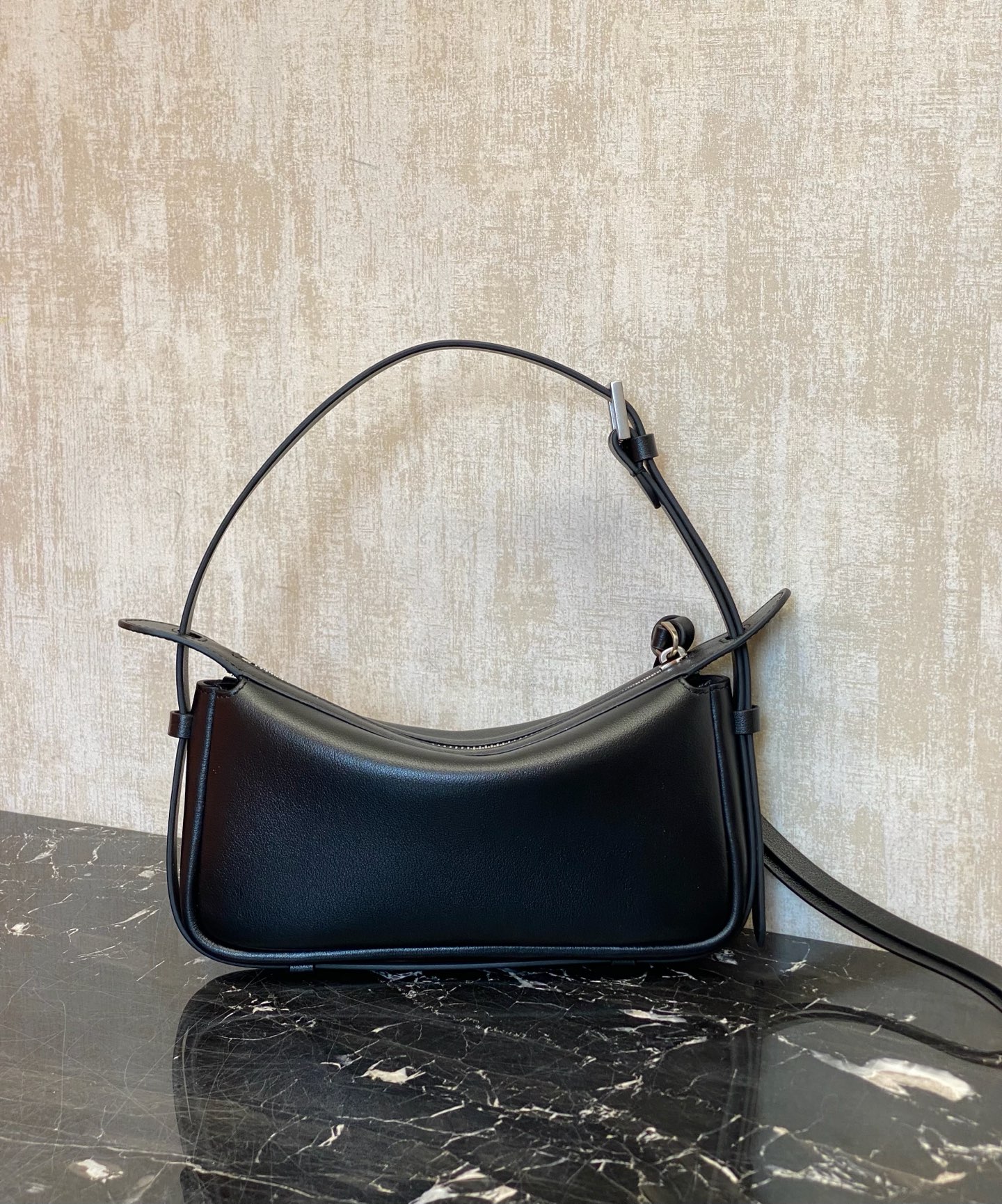 Fendi Simply Small Handbag Black Leather