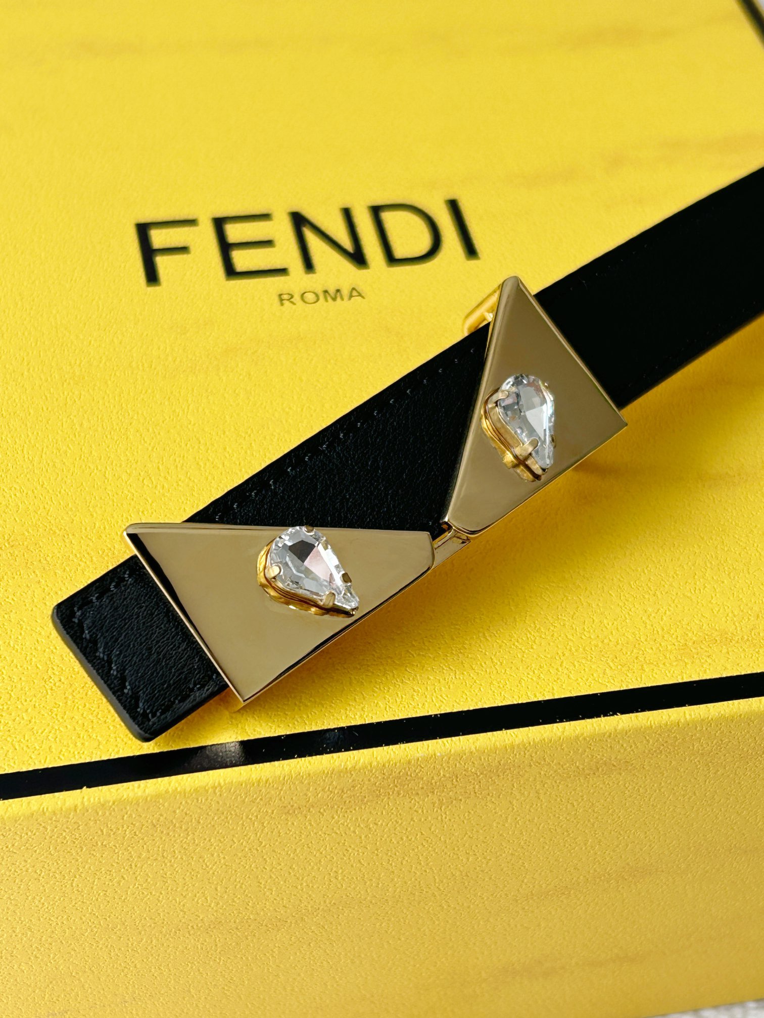 Fendi Womens Leather Belt Width 2.0cm-0001