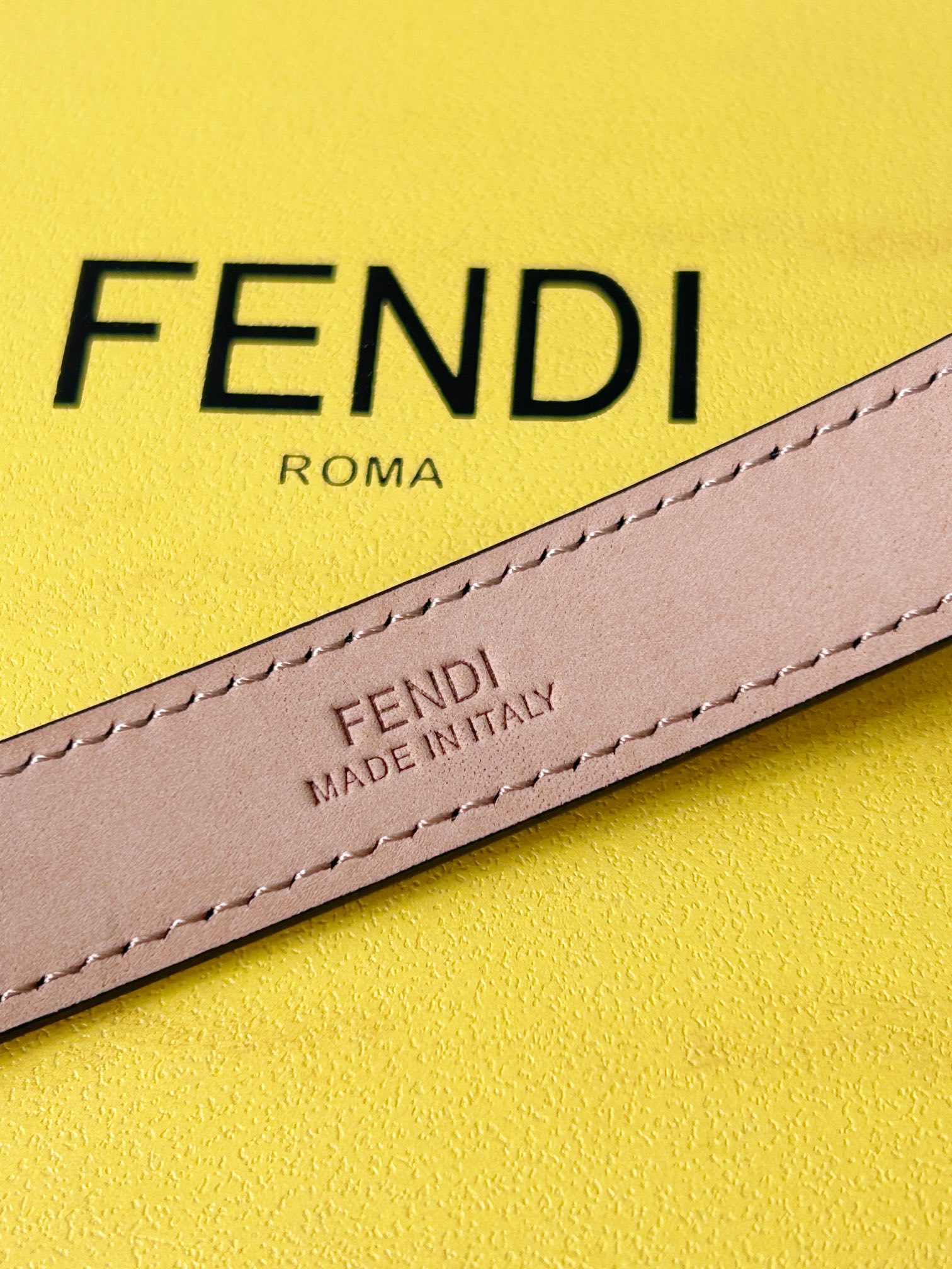 Fendi Womens Leather Belt Width 2.0cm-0008