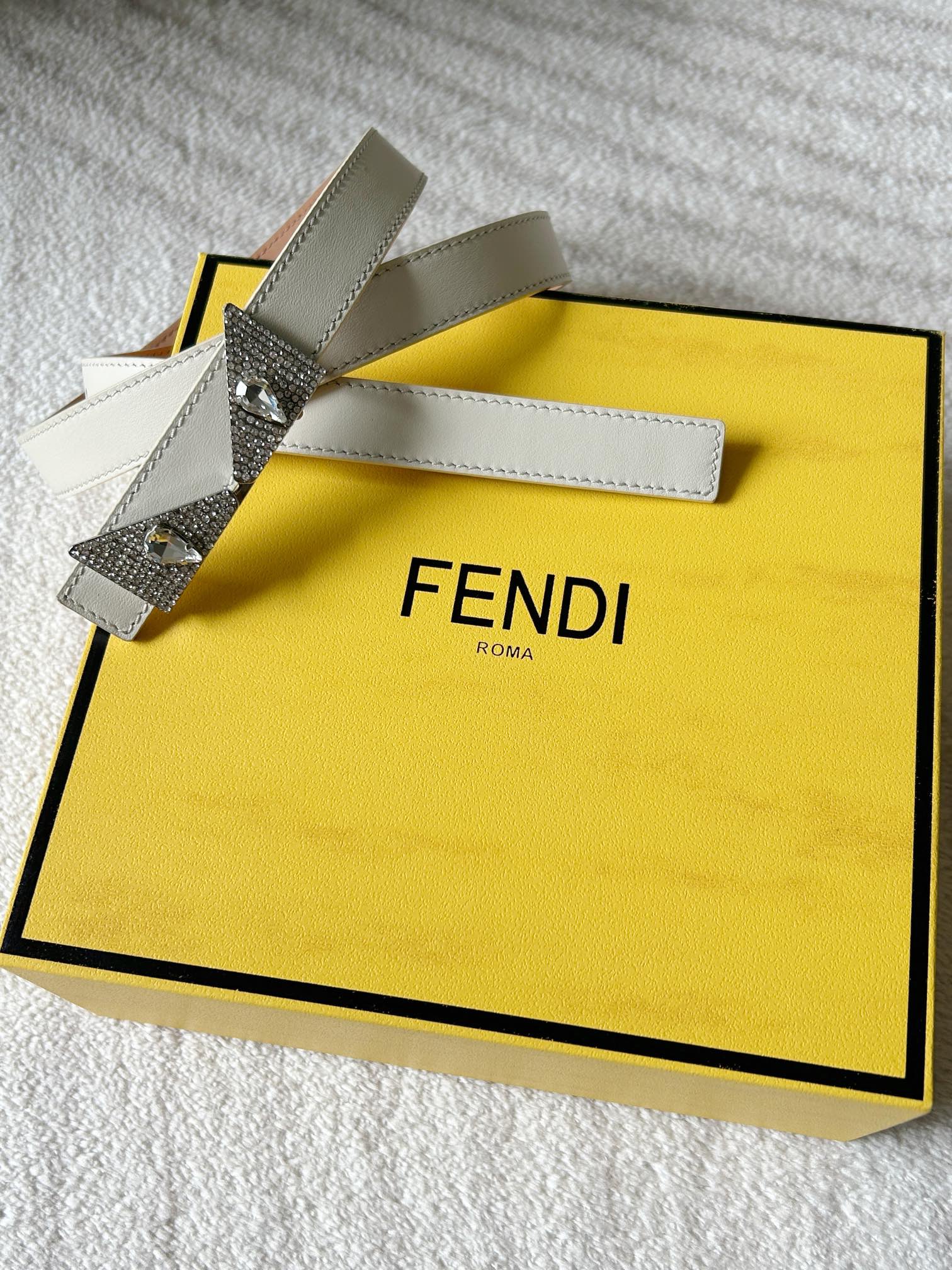 Fendi Womens Leather Belt Width 2.0cm-0010