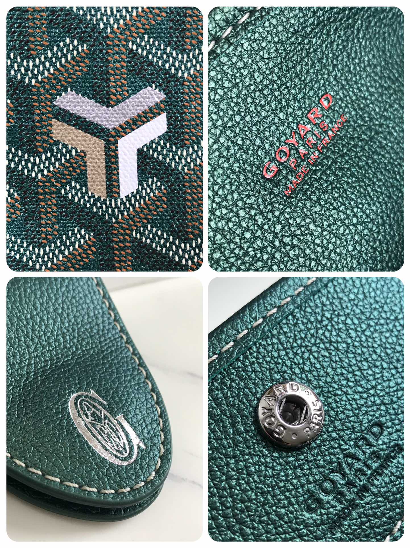 Goyard Anjou Mini Tote Bag Green