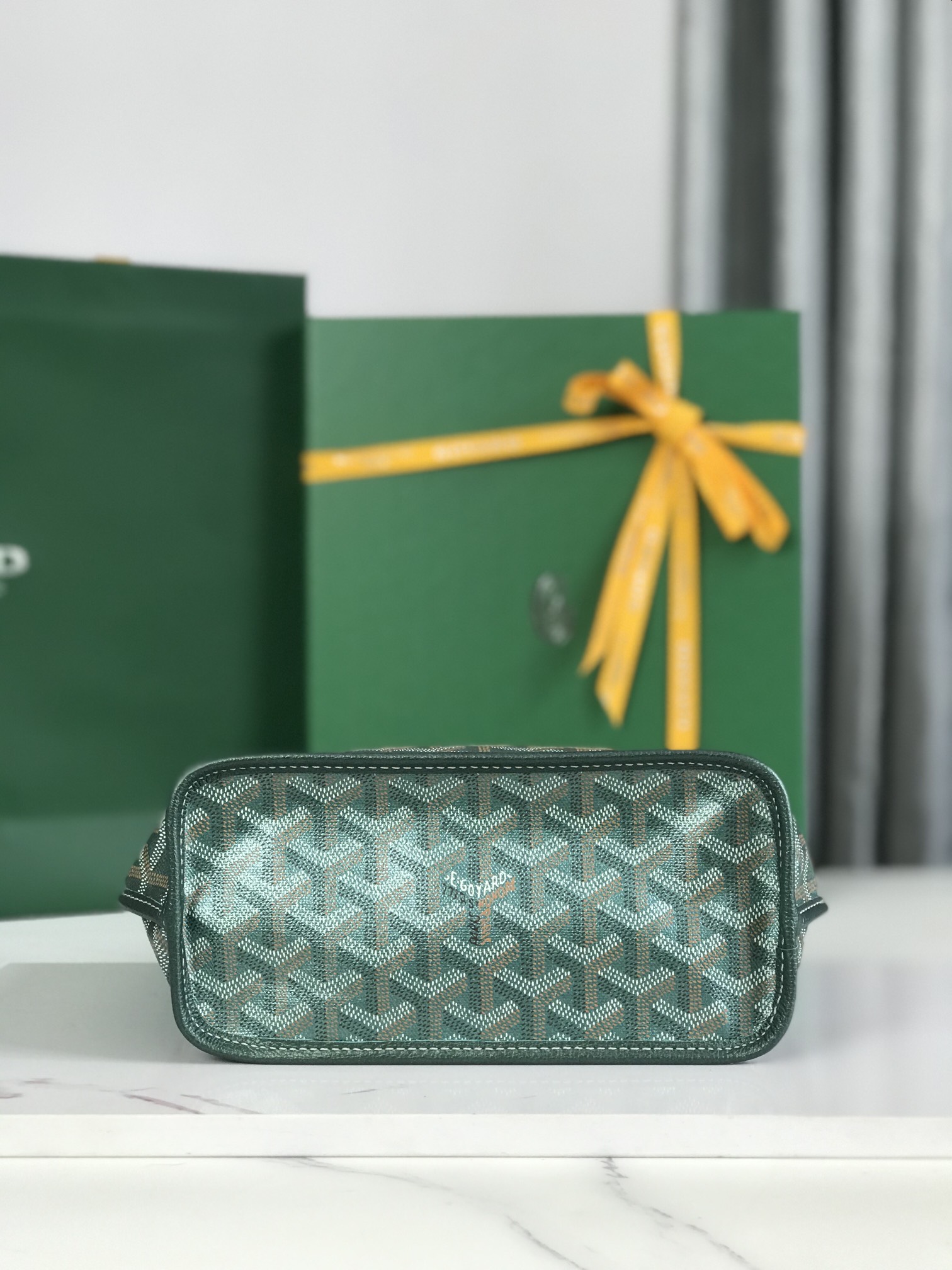 Goyard Anjou Mini Tote Bag Green