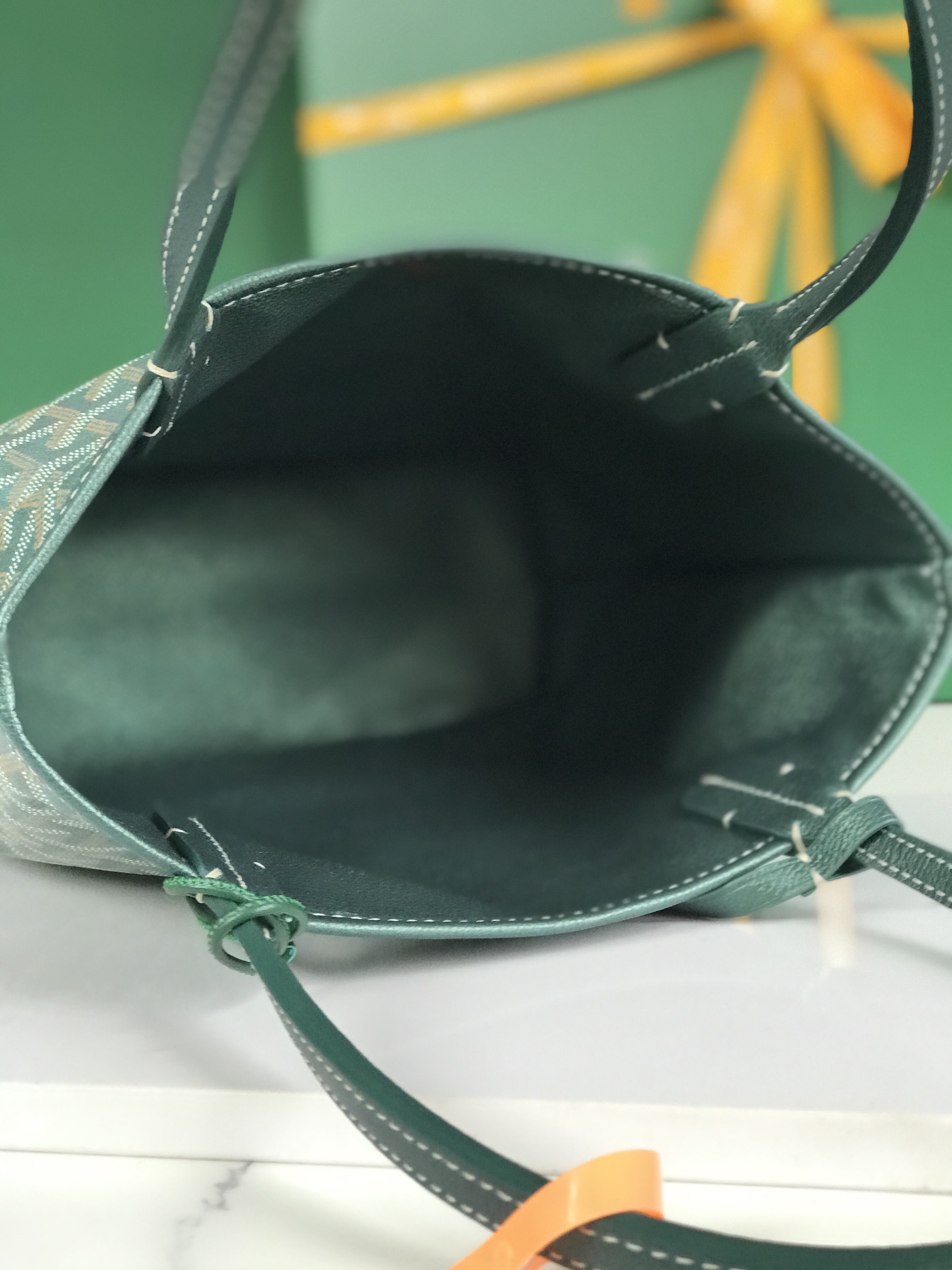 Goyard Anjou Mini Tote Bag Green