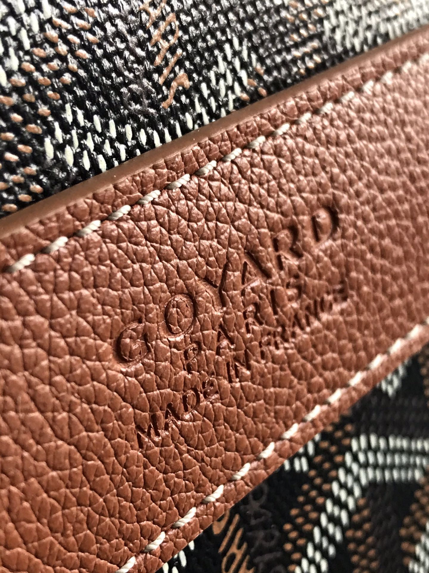 Goyard Barrel 40 Sports Bag Brown