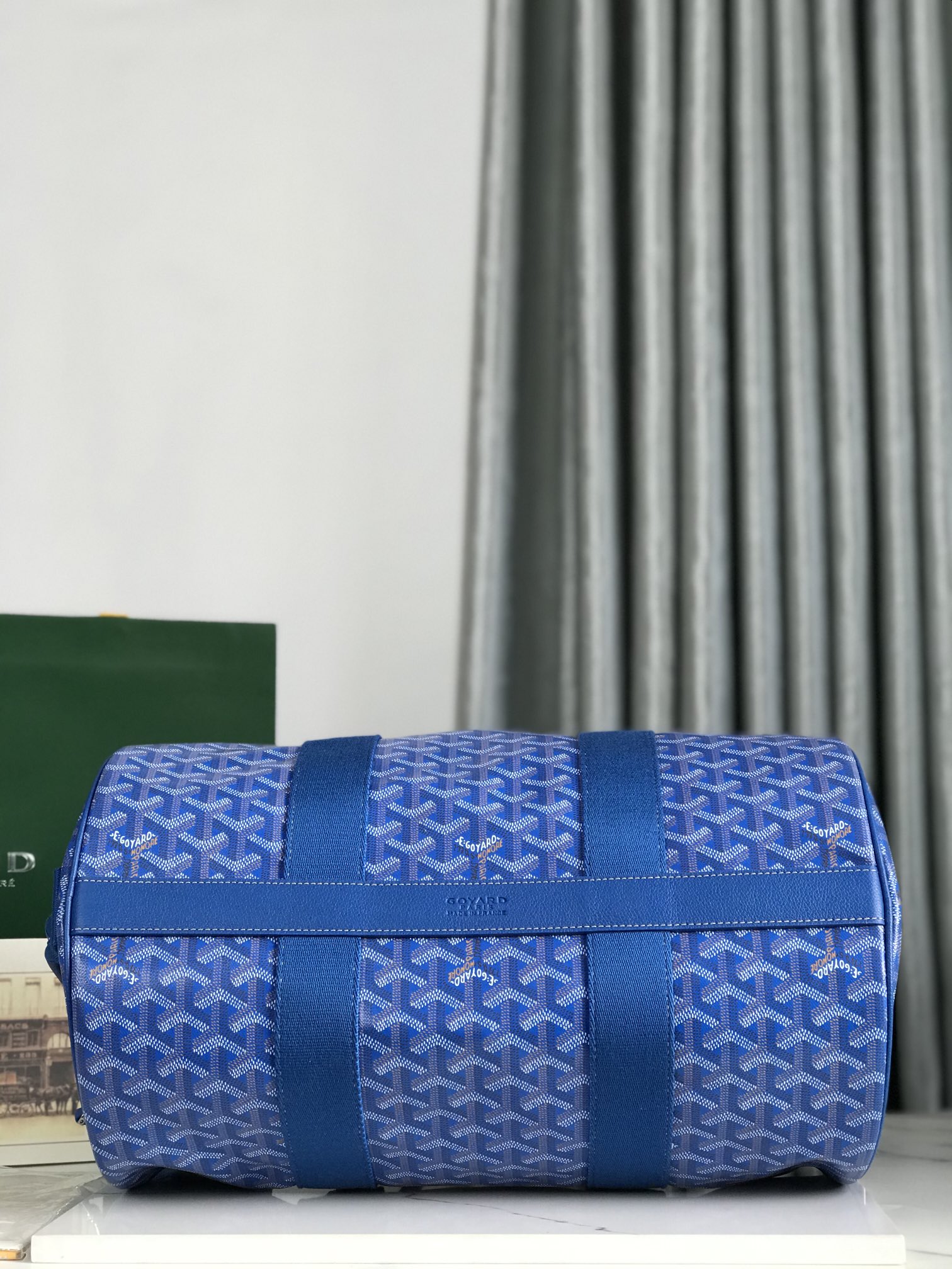 Goyard Barrel 40 Sports Bag Dark Blue