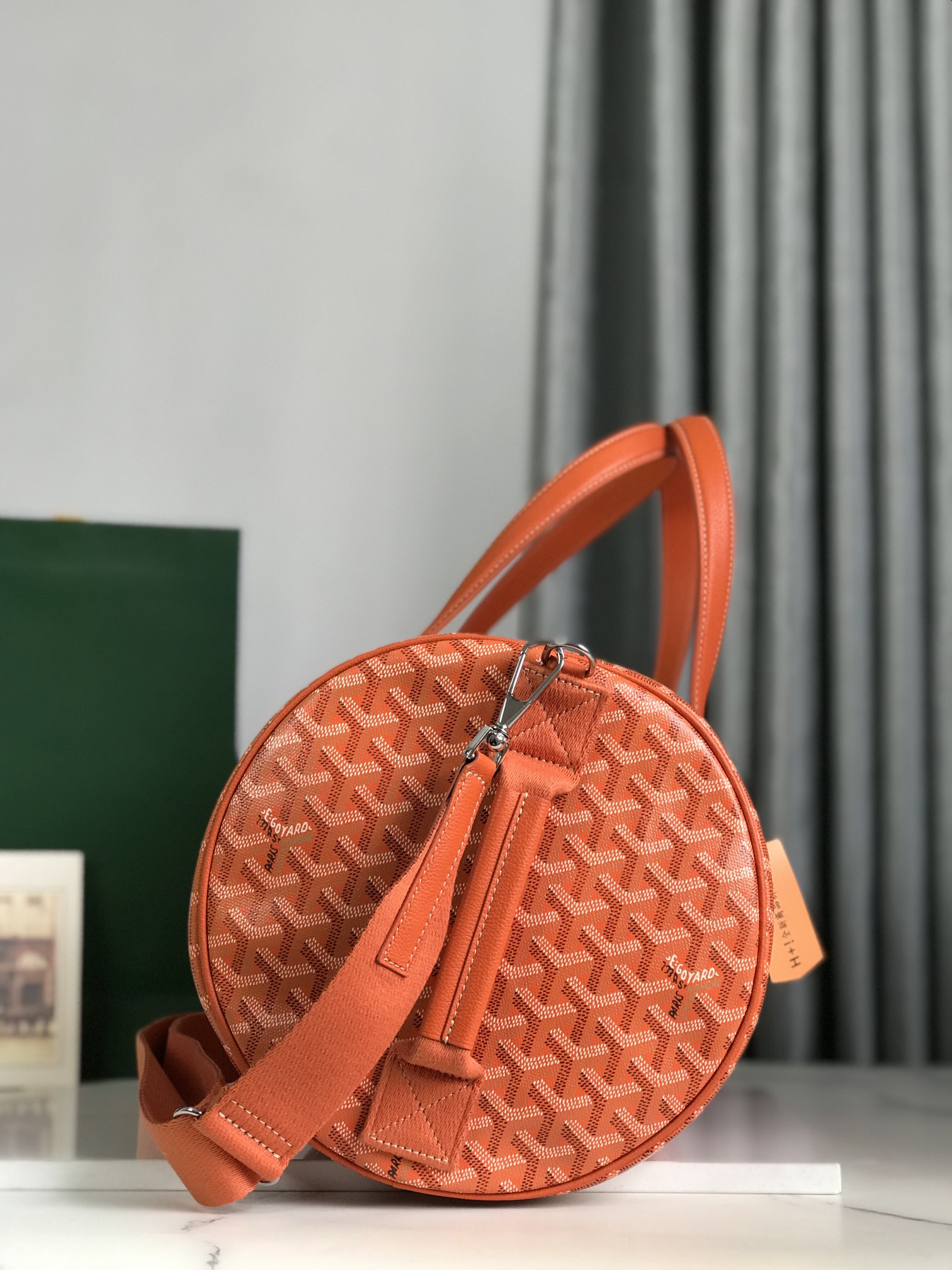 Goyard Barrel 40 Sports Bag Orange