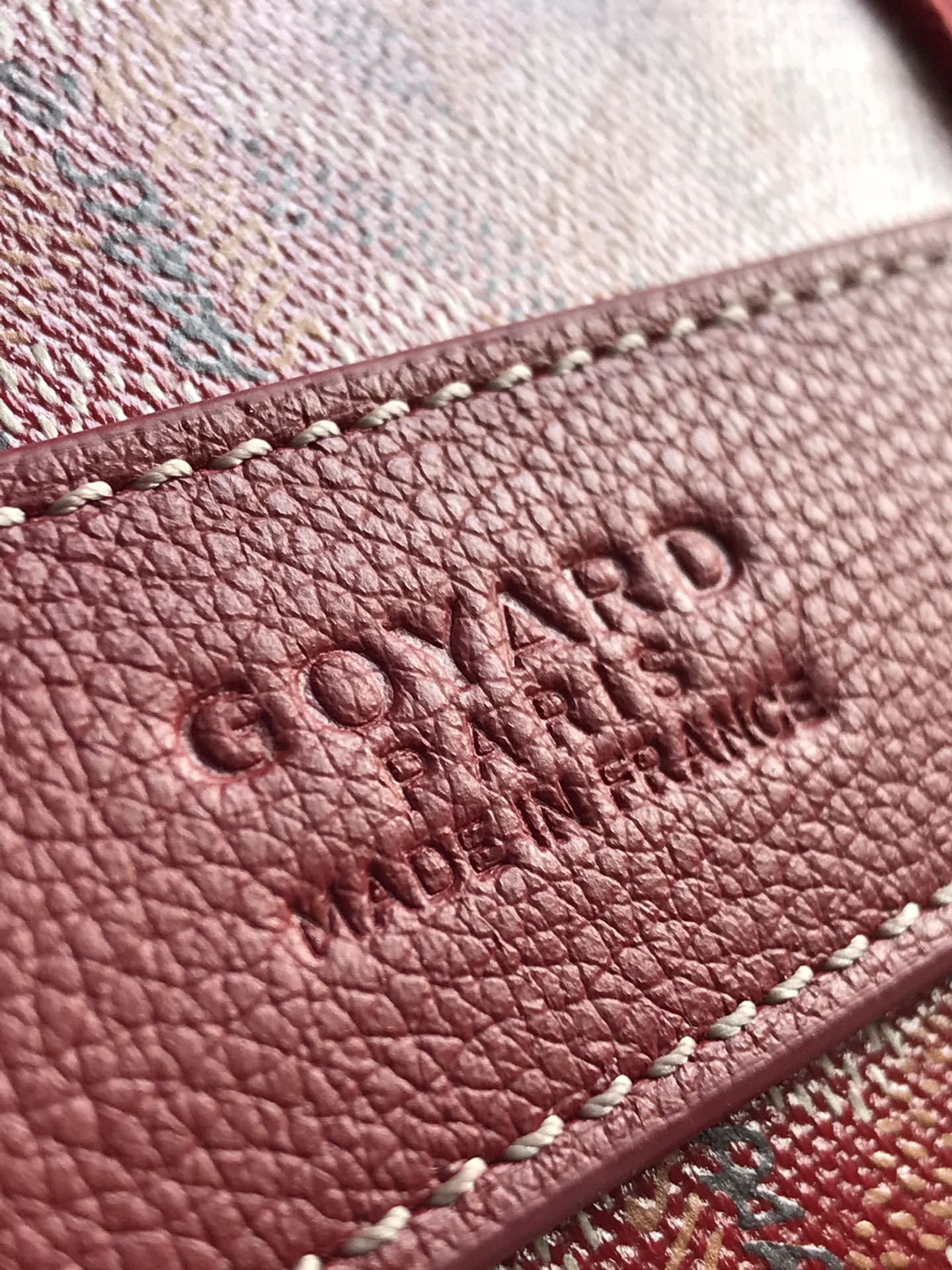 Goyard Barrel 40 Sports Bag Red