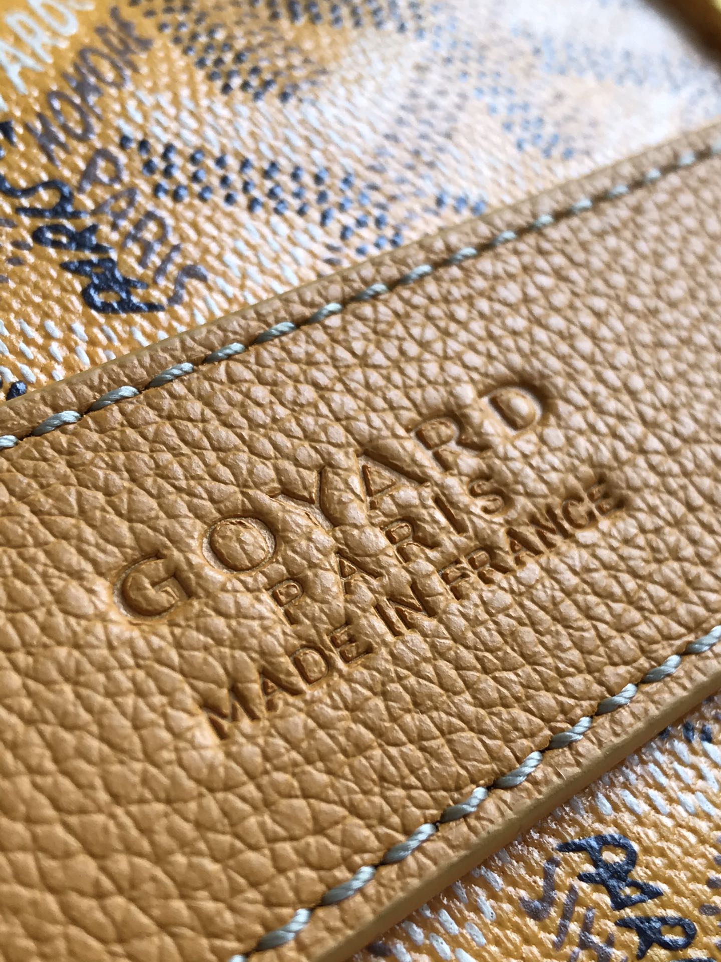 Goyard Barrel 40 Sports Bag Yellow