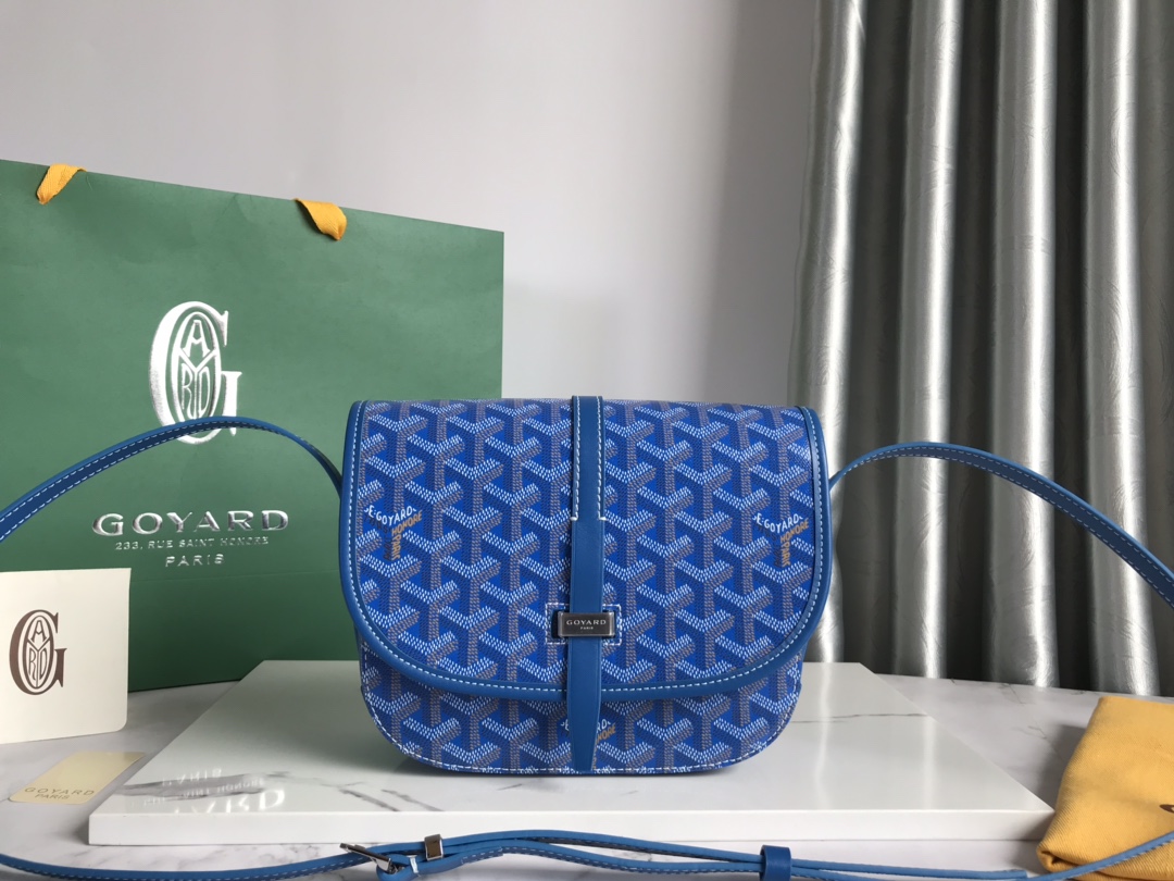 Goyard Belvedere PM Bag Messenger Bag Blue