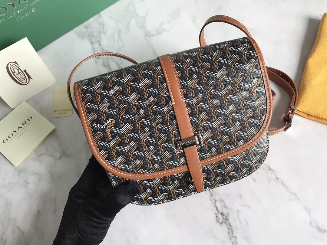 Goyard Belvedere PM Bag Messenger Bag Brown